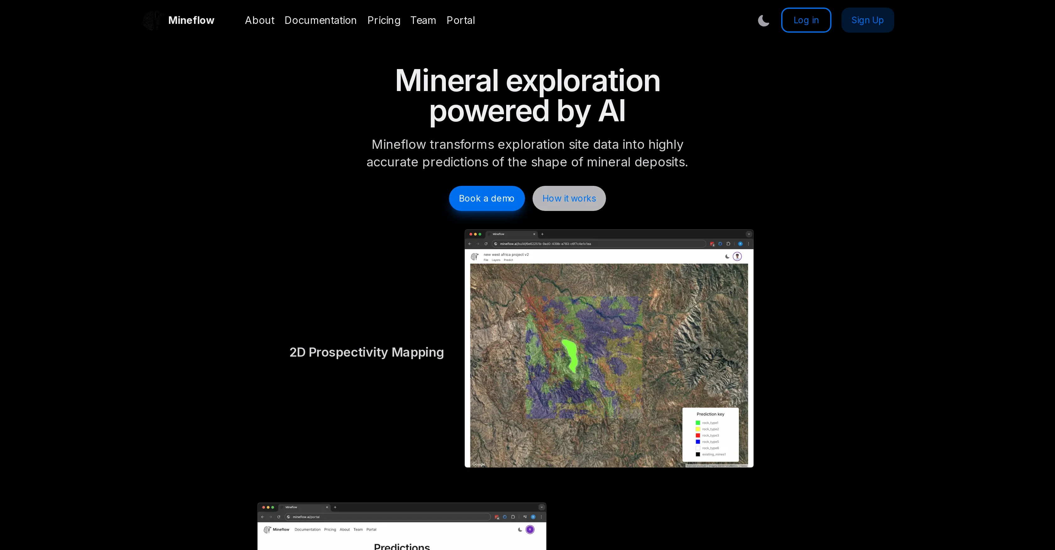 Mineflow screenshot
