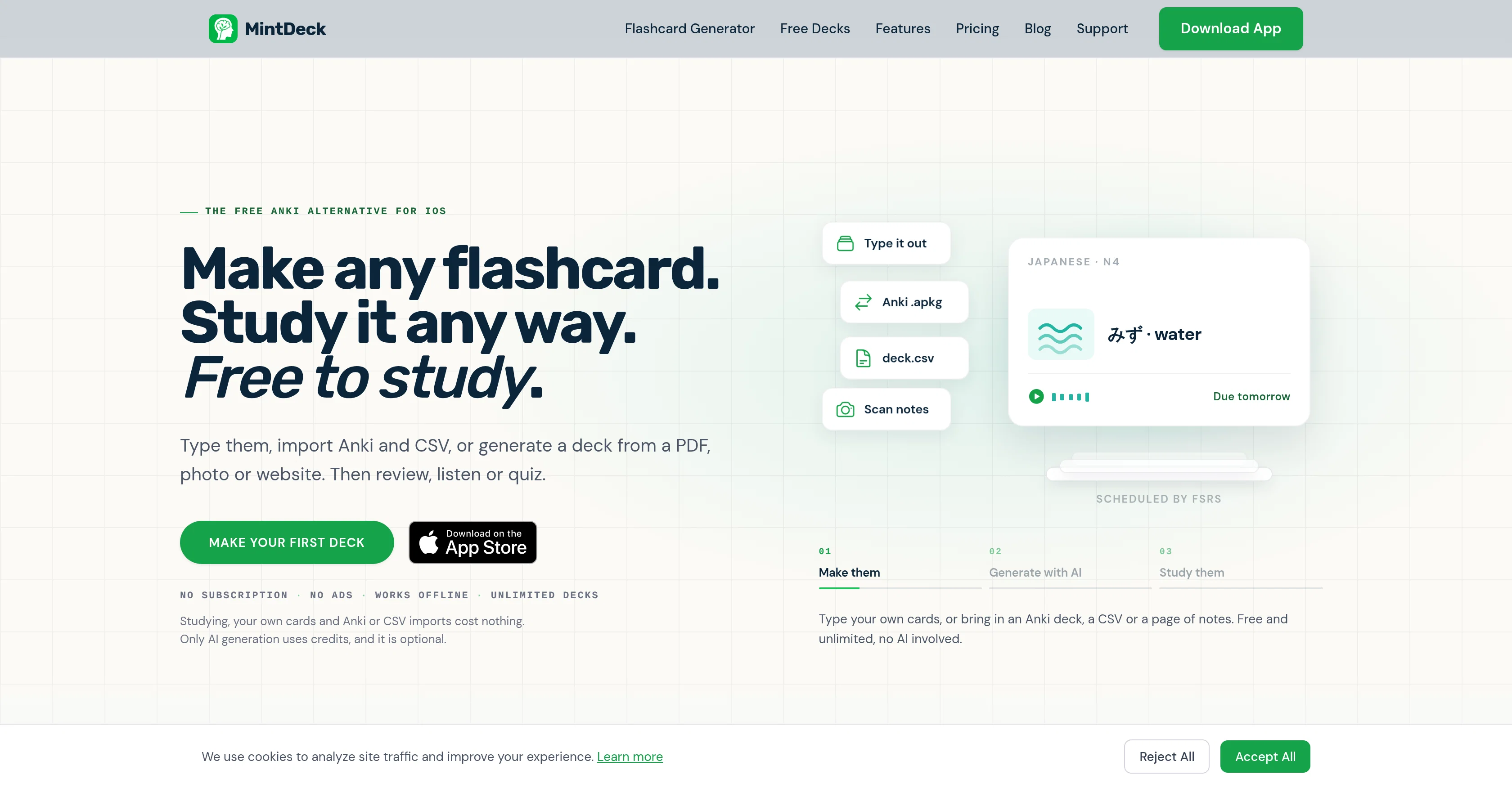 MintDeck screenshot