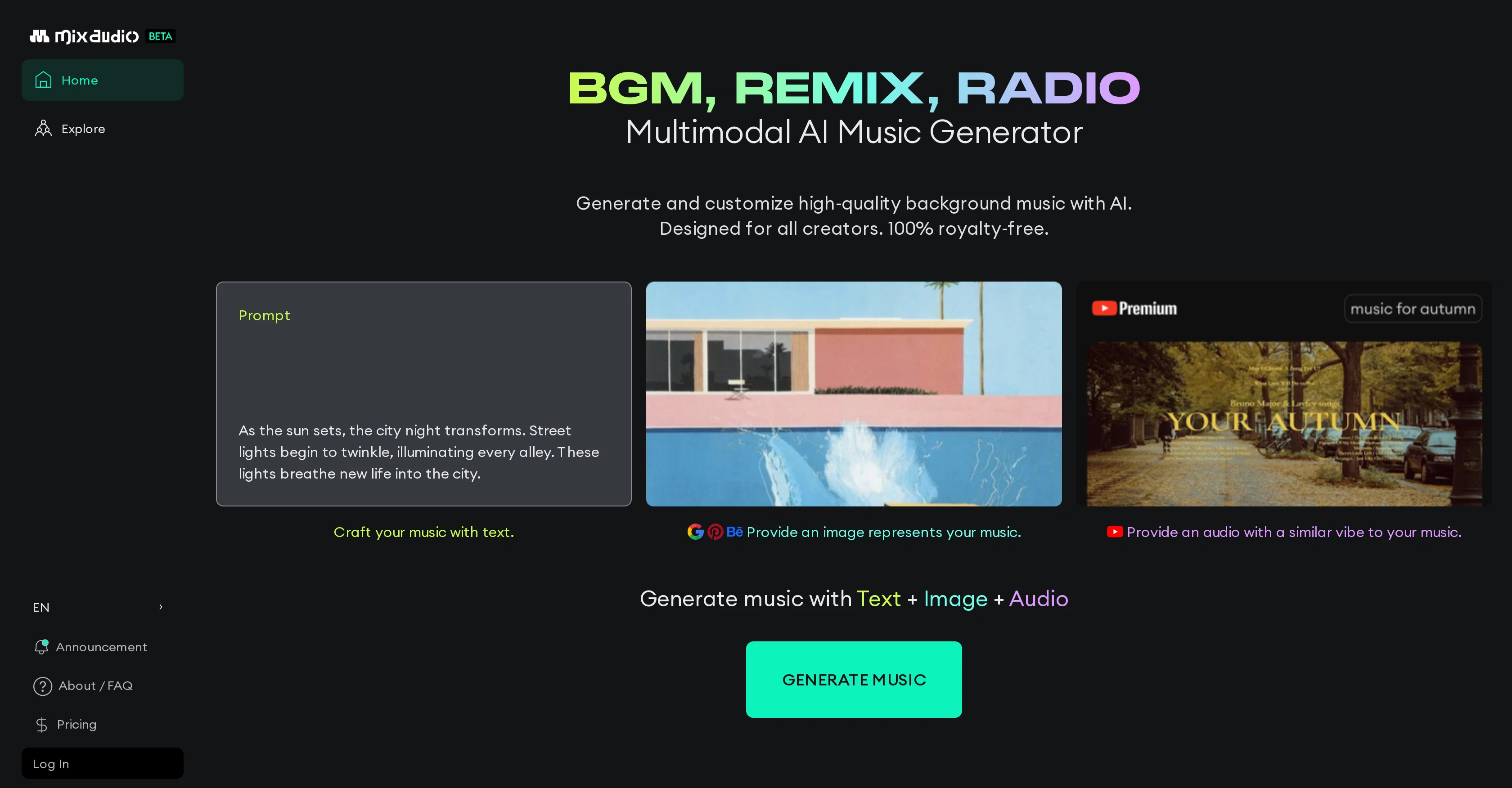 MixAudio screenshot