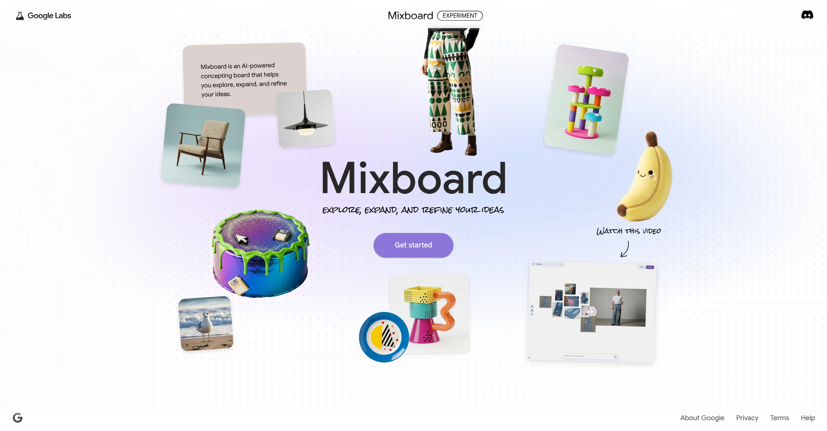 Mixboard screenshot