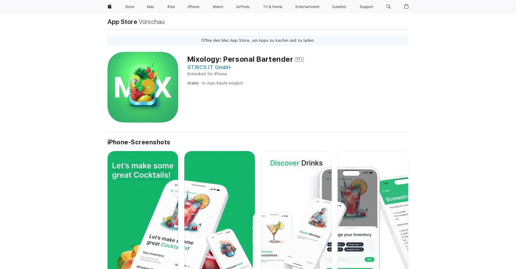 Mixology screenshot