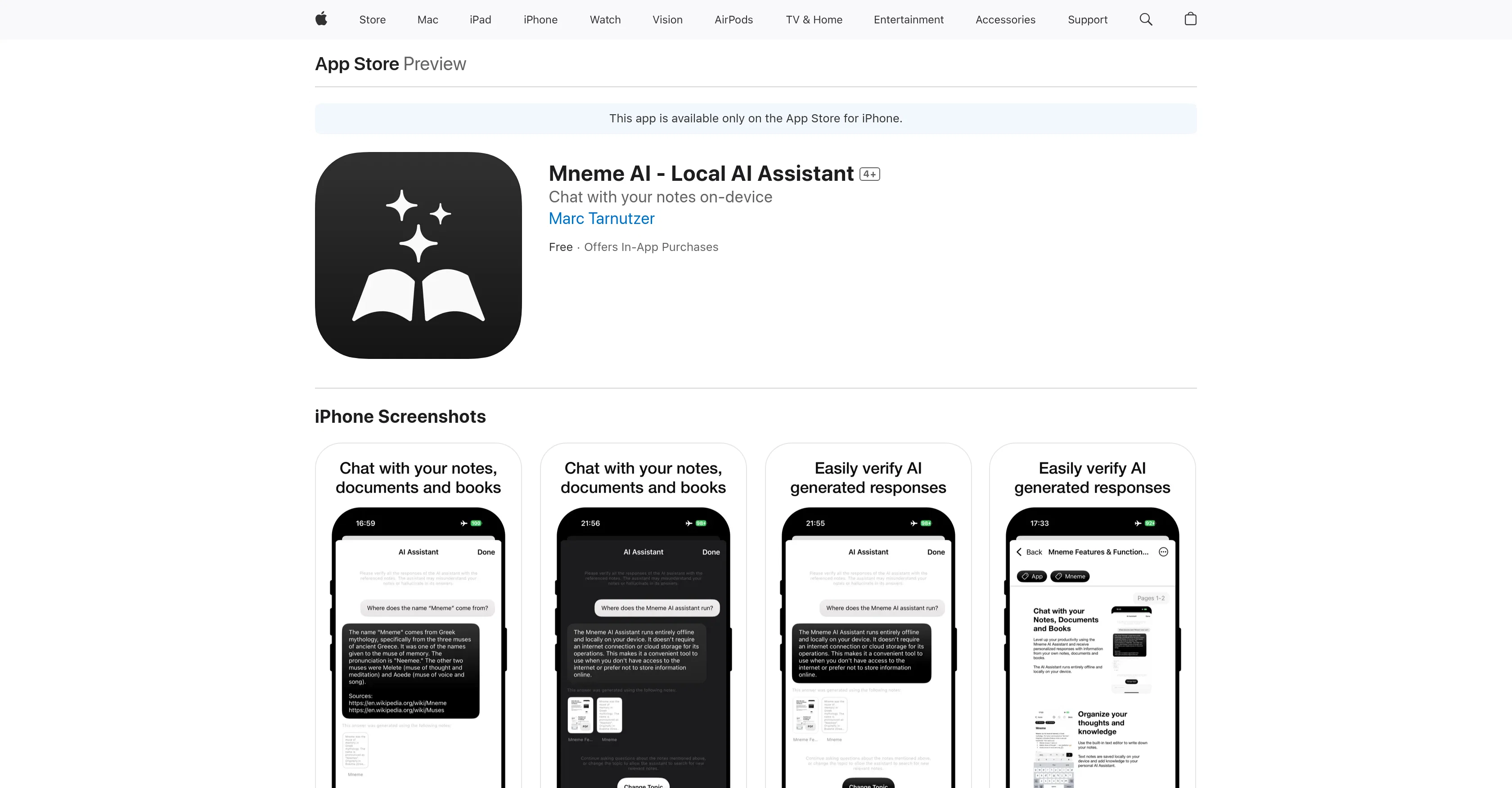 Mneme AI screenshot