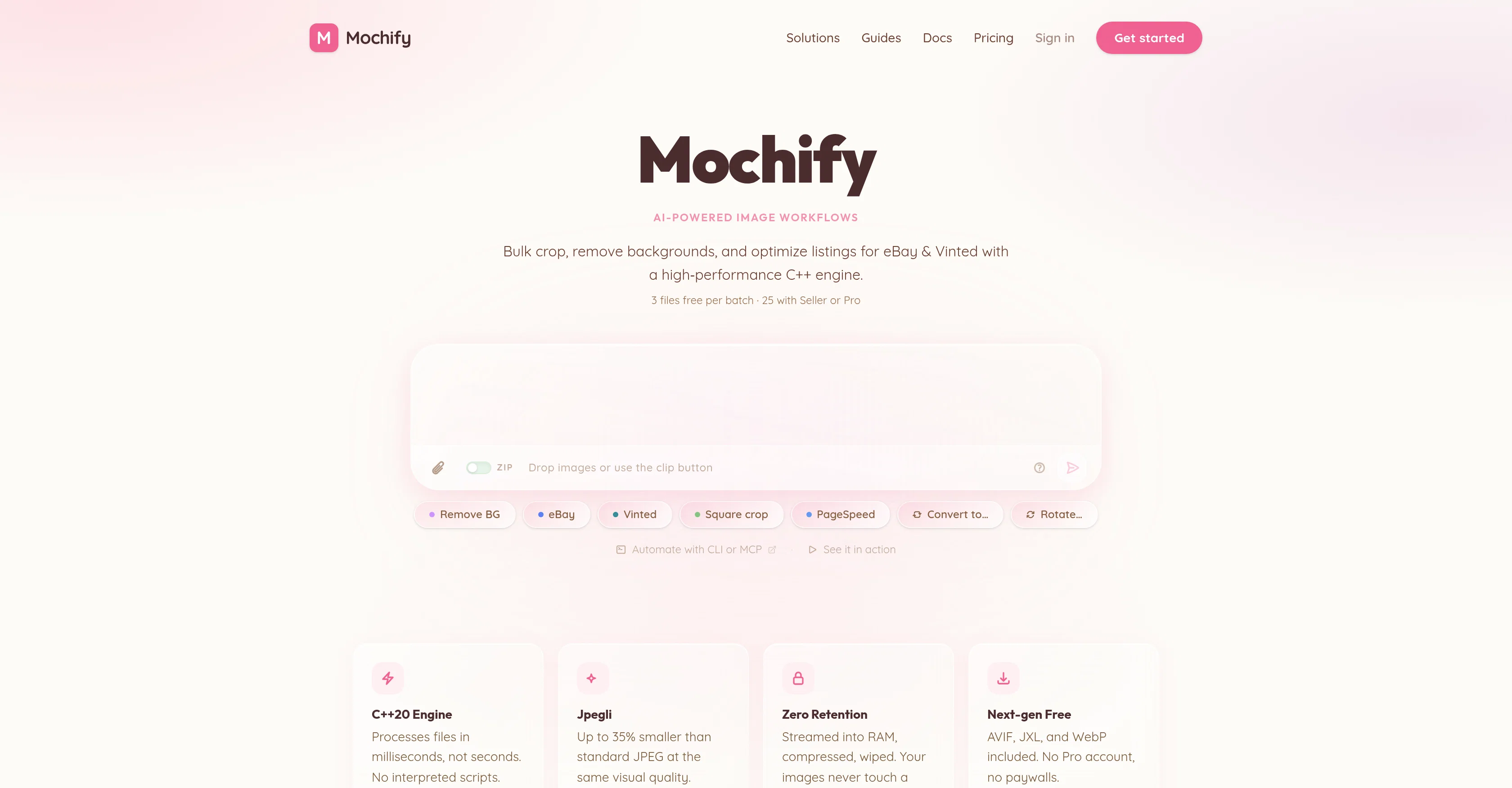 Mochify screenshot