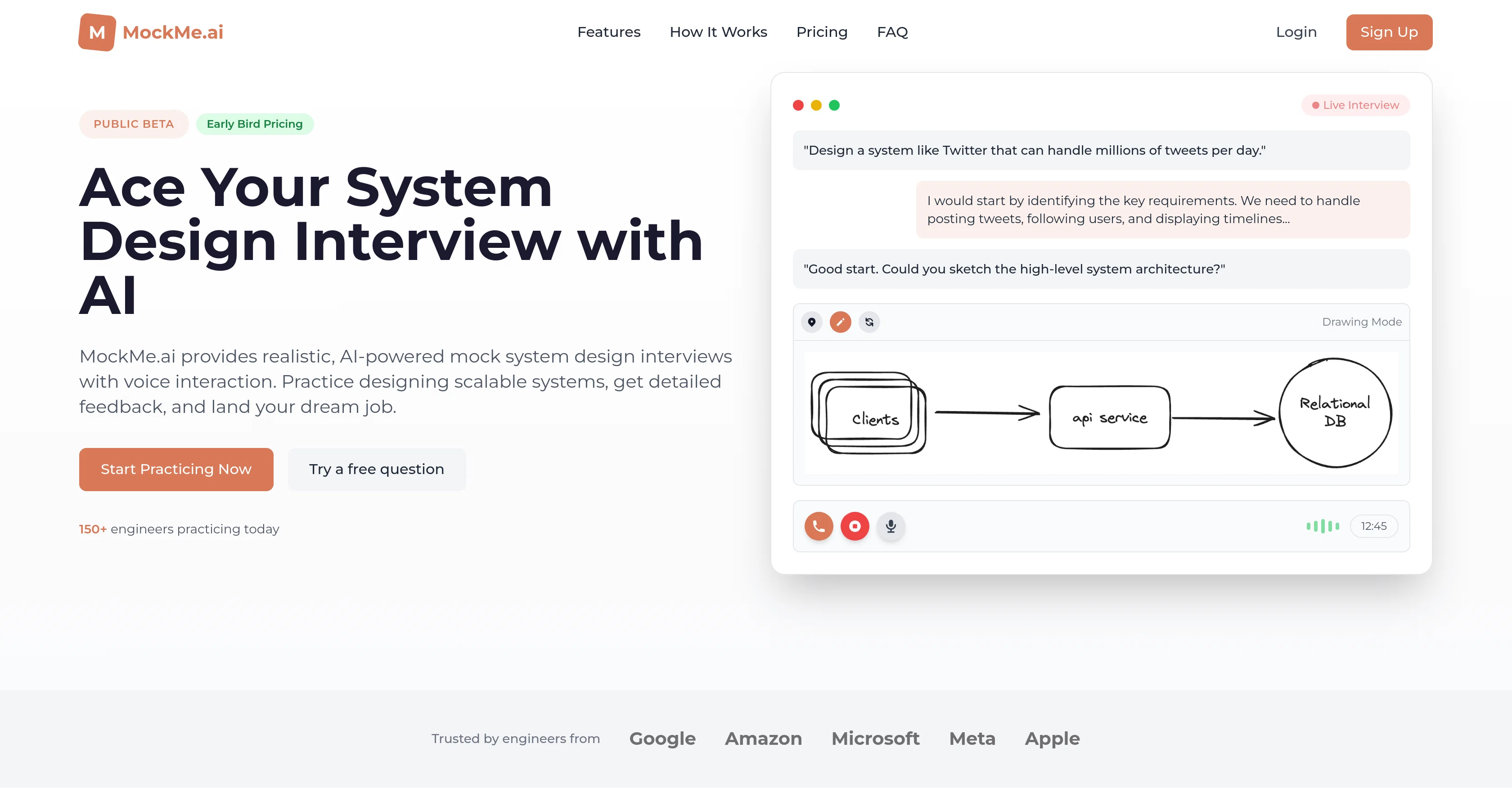 MockMe.ai screenshot