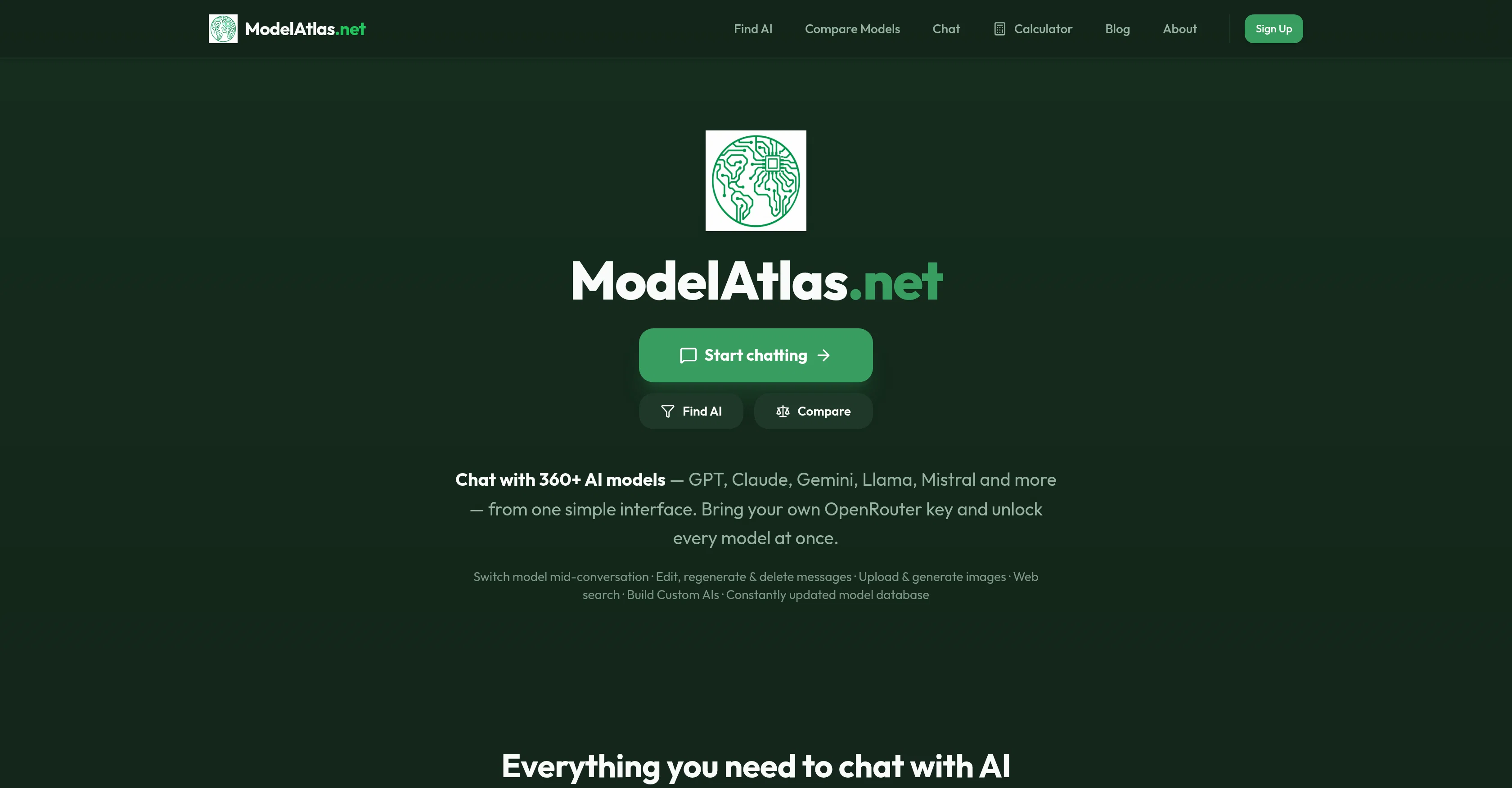 ModelAtlasv1.2 screenshot