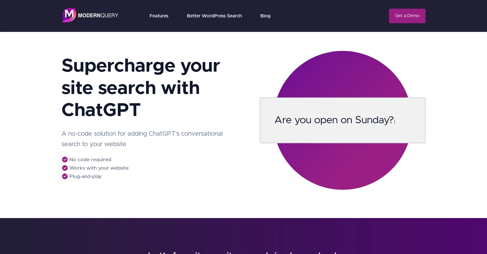 ModernQuery screenshot
