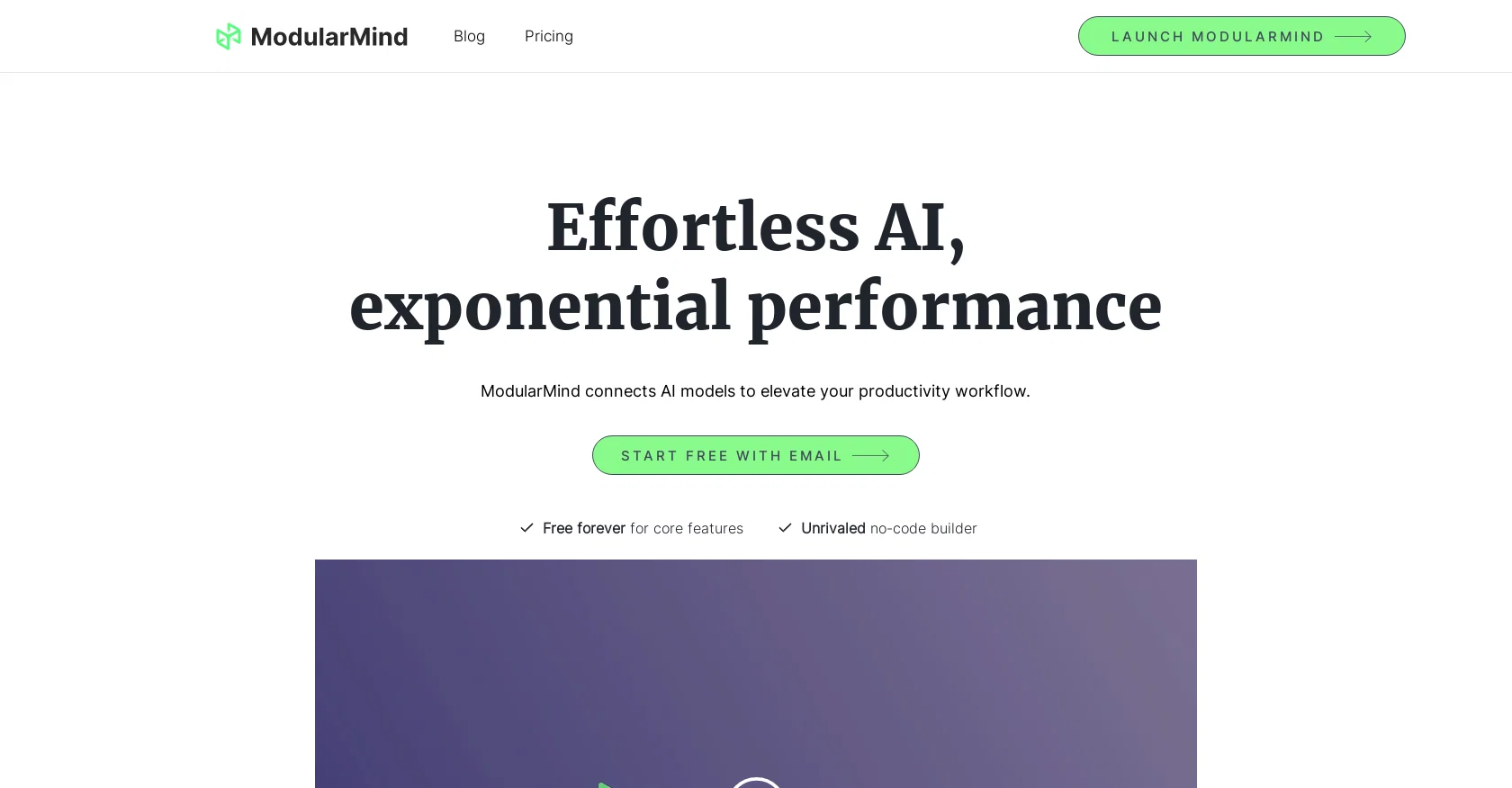 Modularmind screenshot