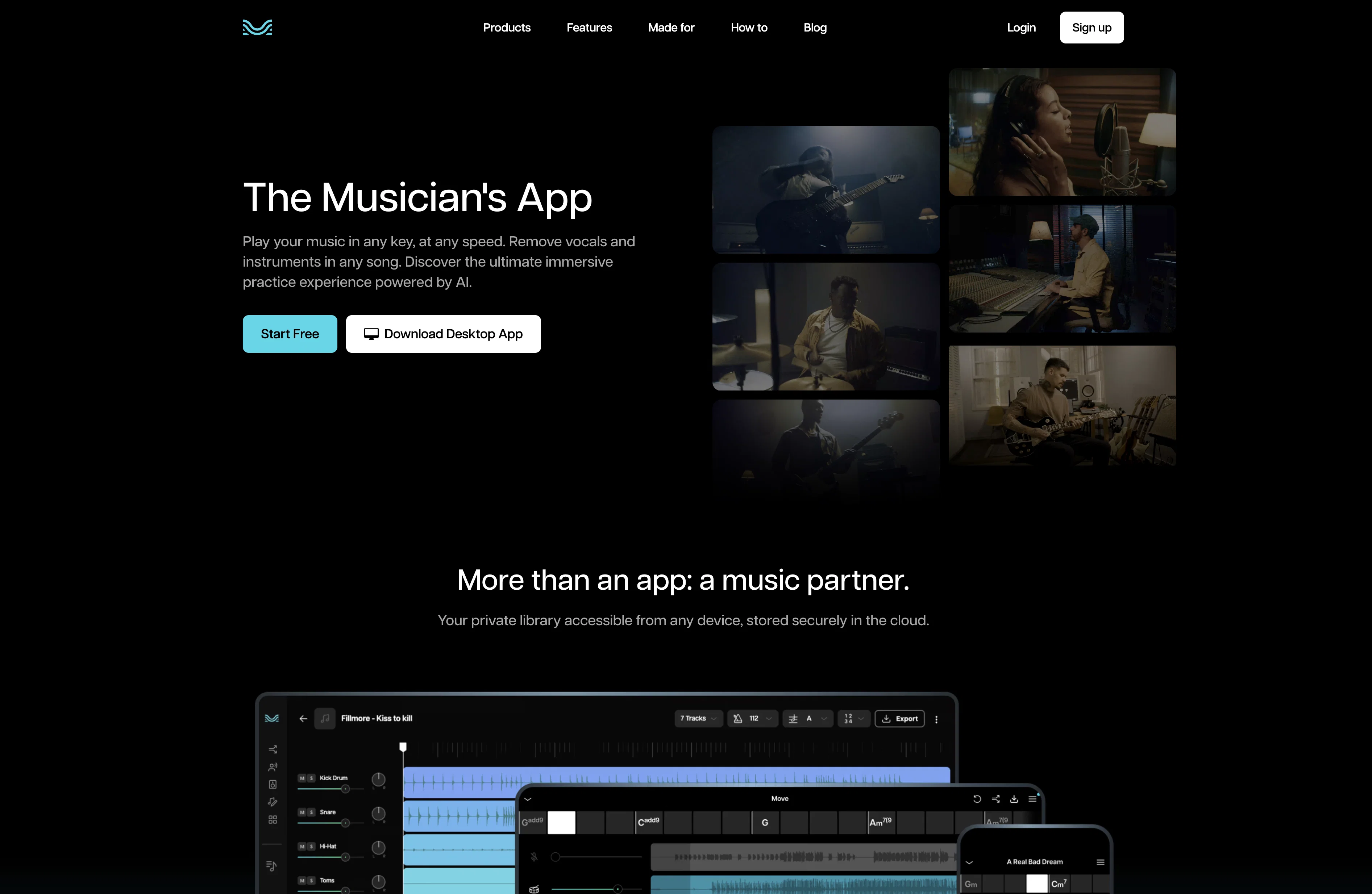 Moises App screenshot