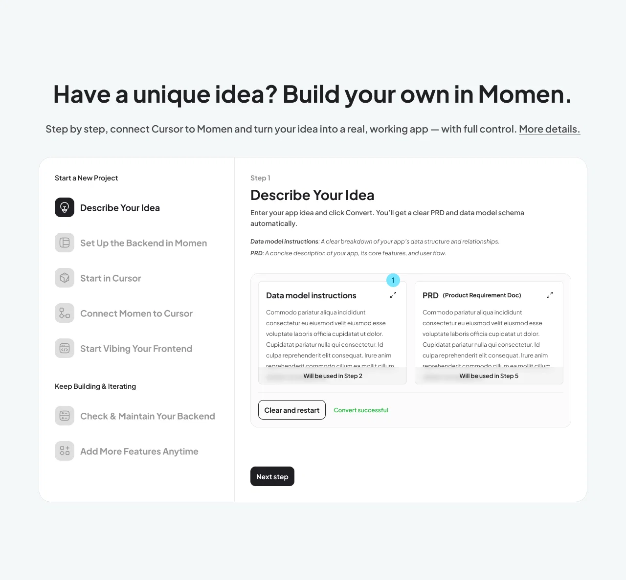 Momen | Vibe Architect screenshot