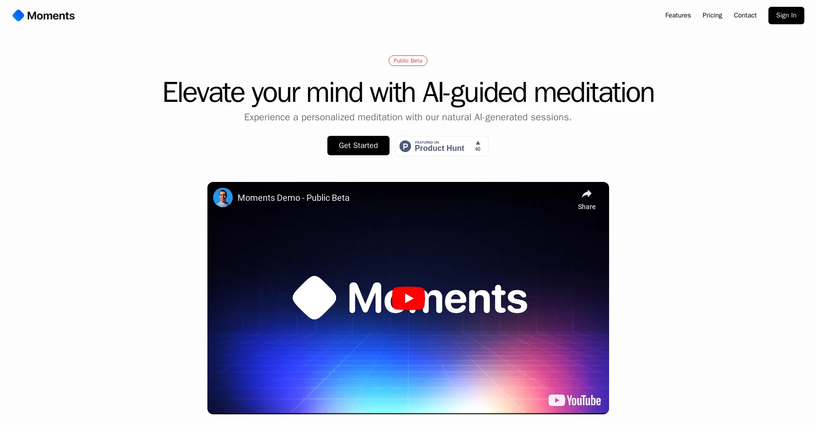 MomentsAI screenshot