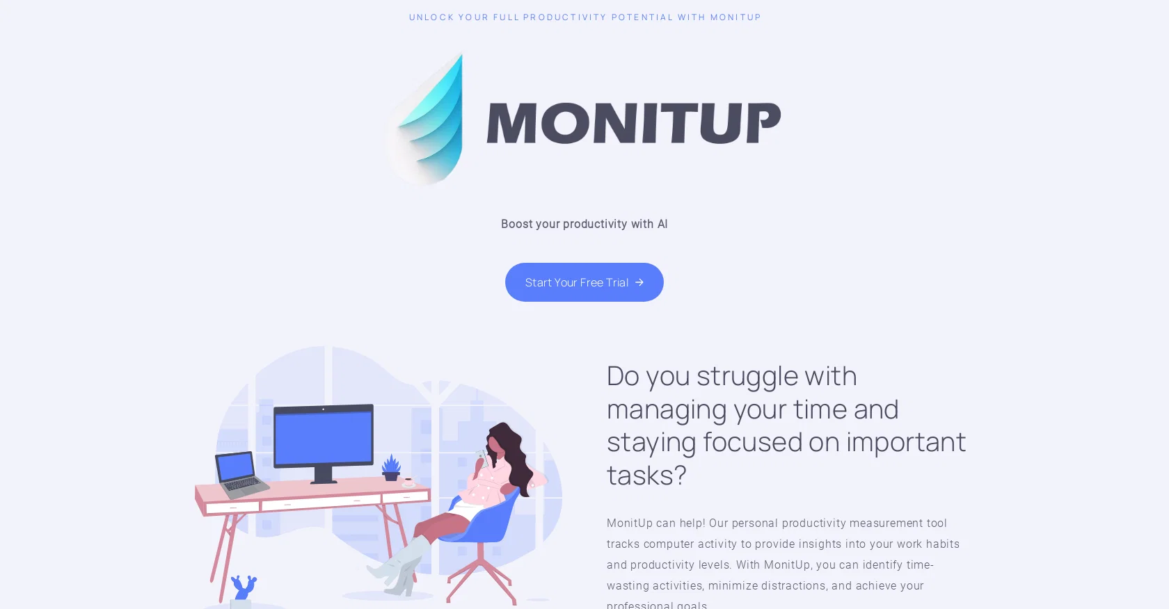 Monitup screenshot