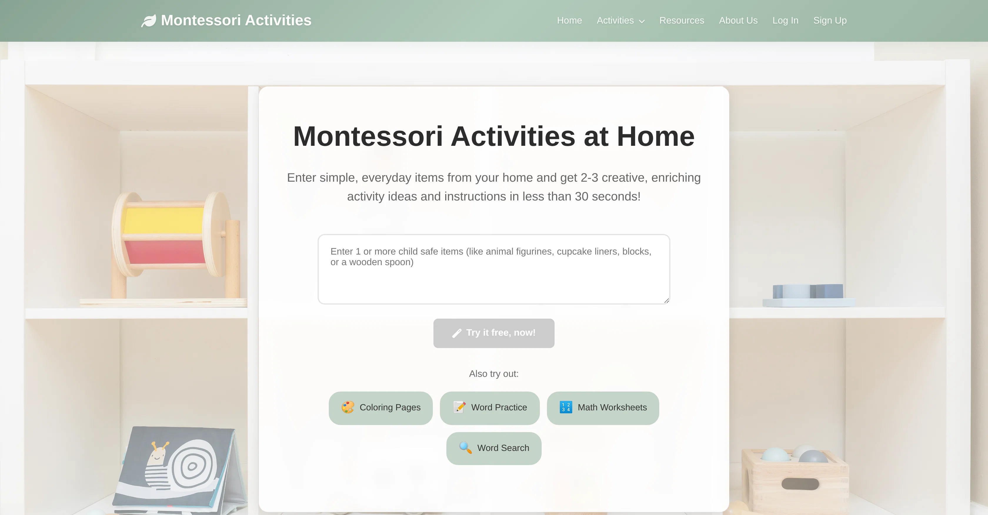 Montessori Activities at Home screenshot