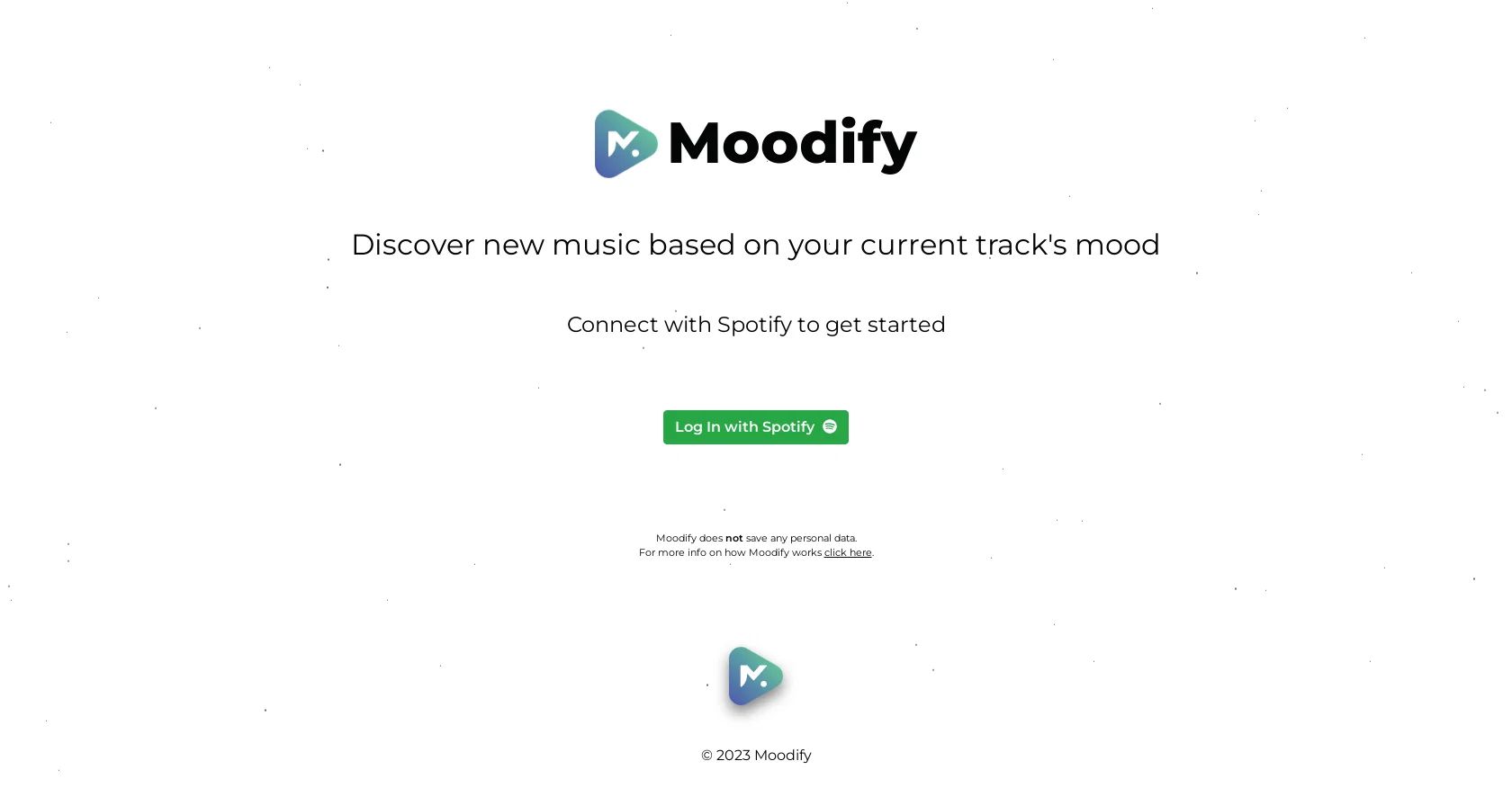 Moodify screenshot