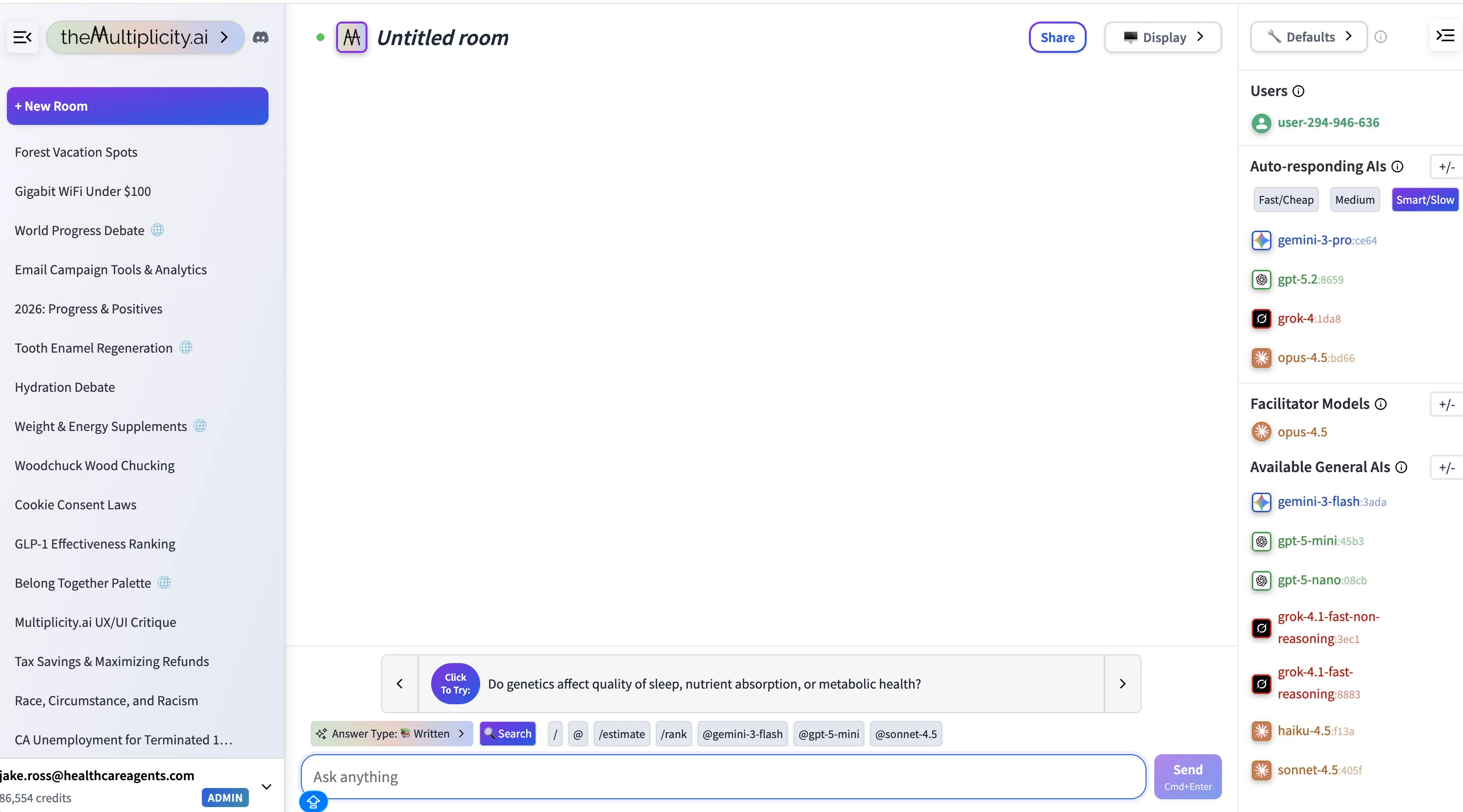 theMultiplicity.ai screenshot