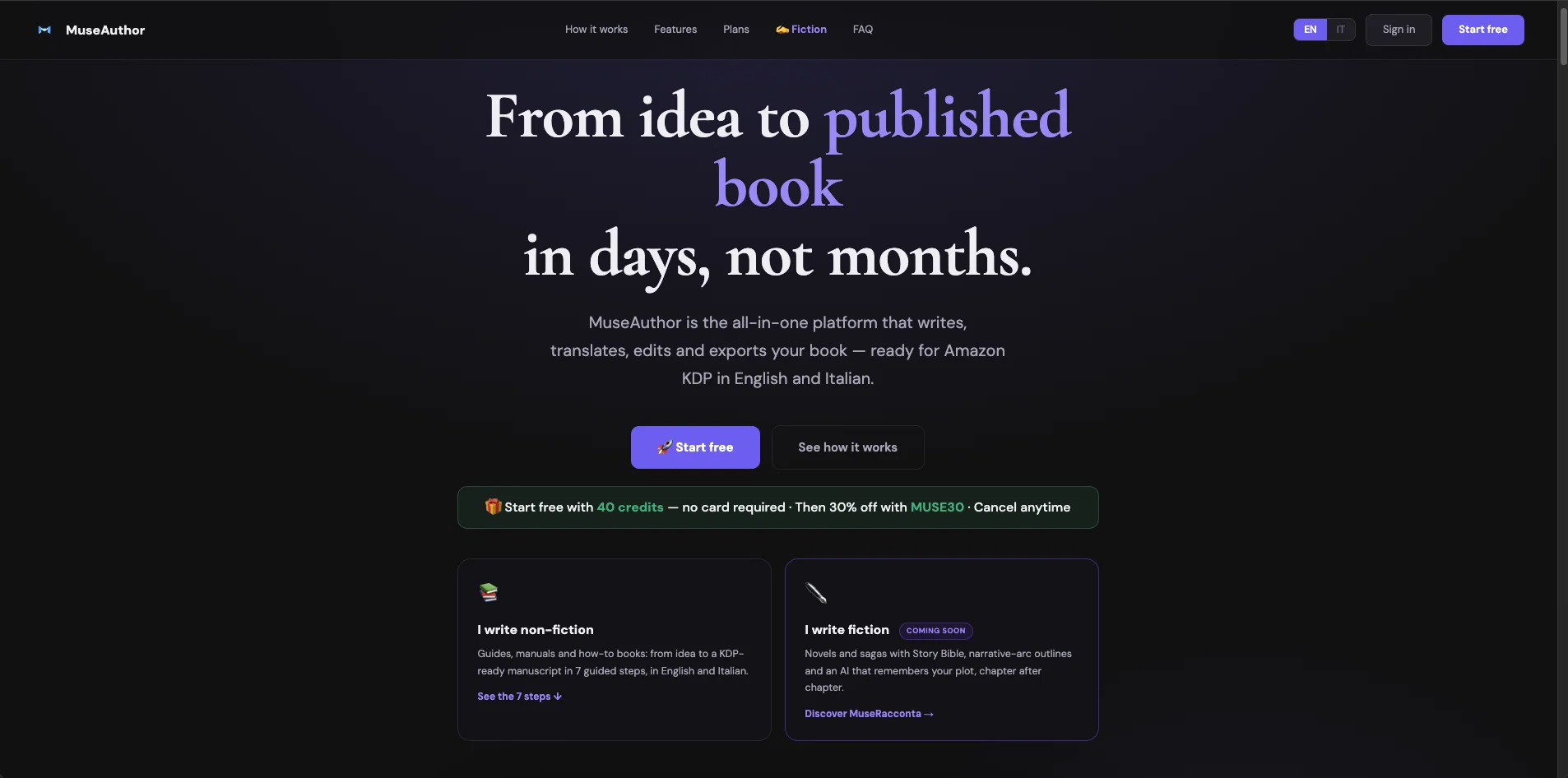 MuseAuthor screenshot