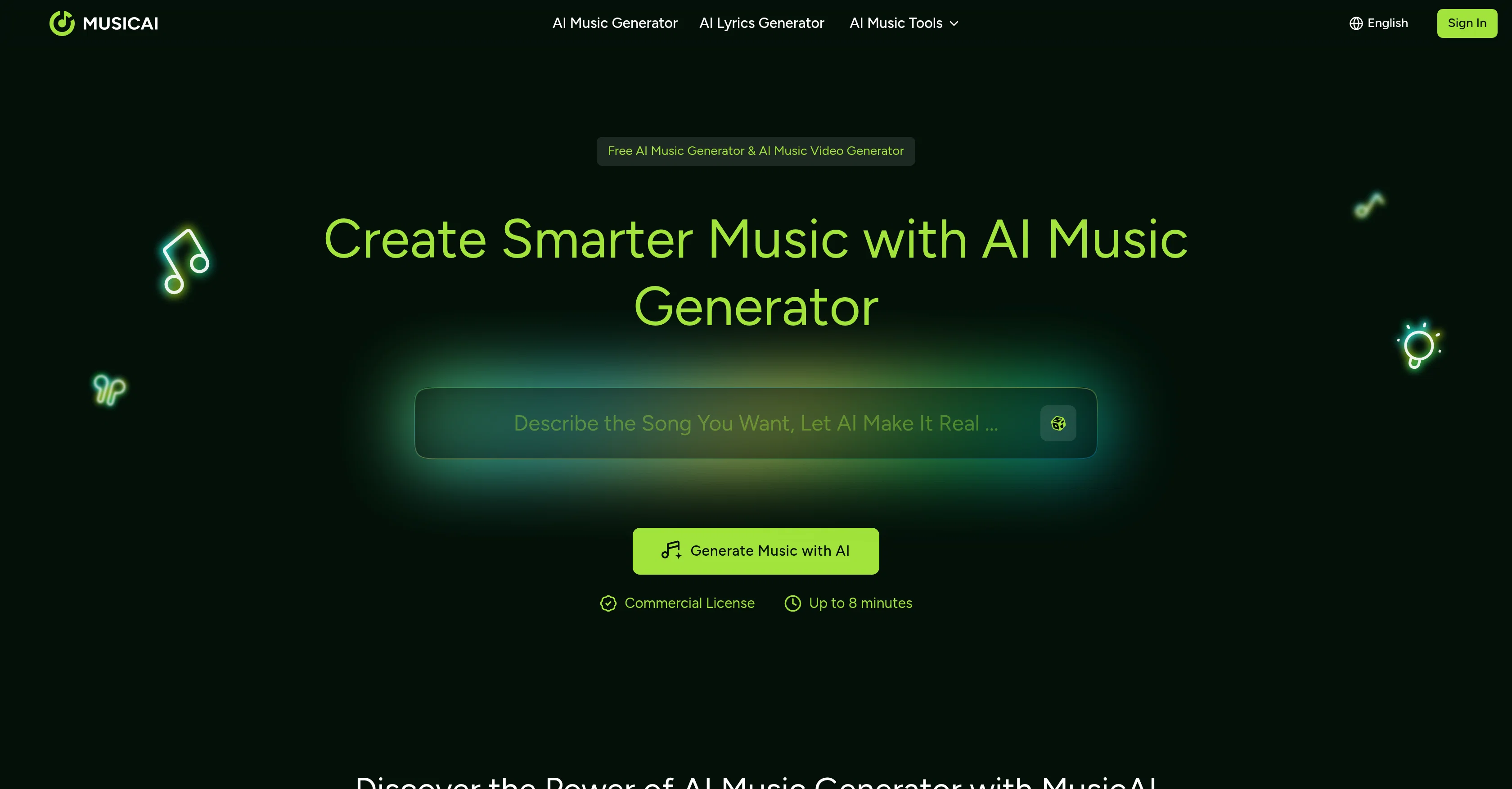 MusicAI.ai screenshot