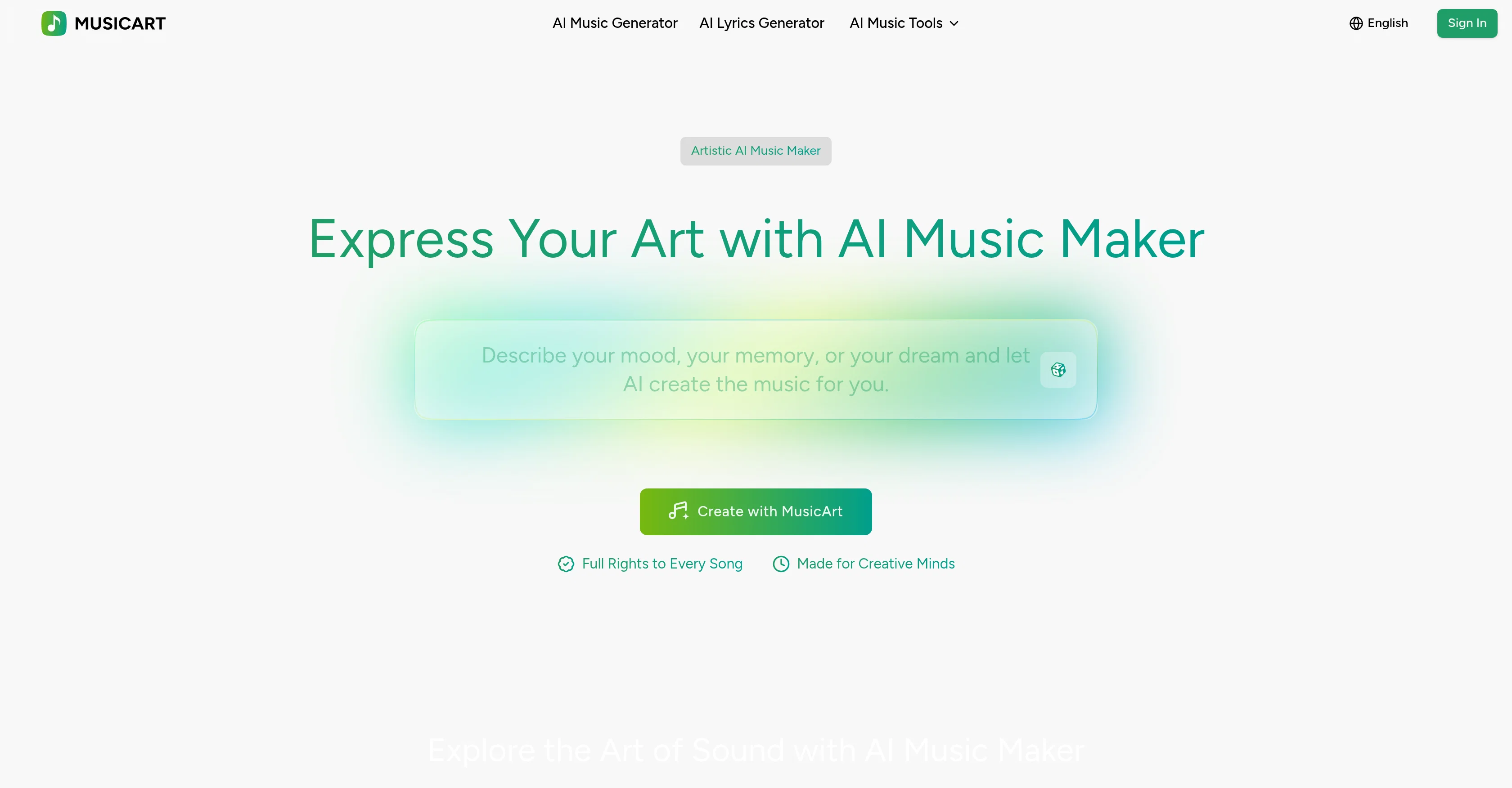 MusicArt AI screenshot