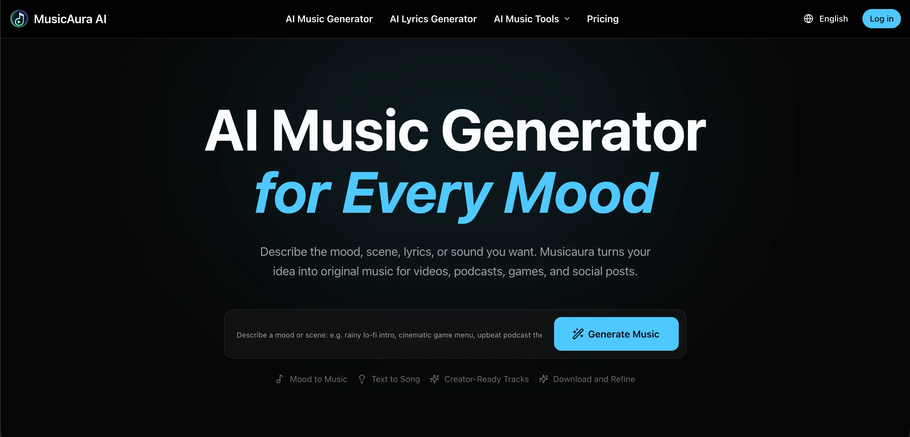 MusicAura screenshot