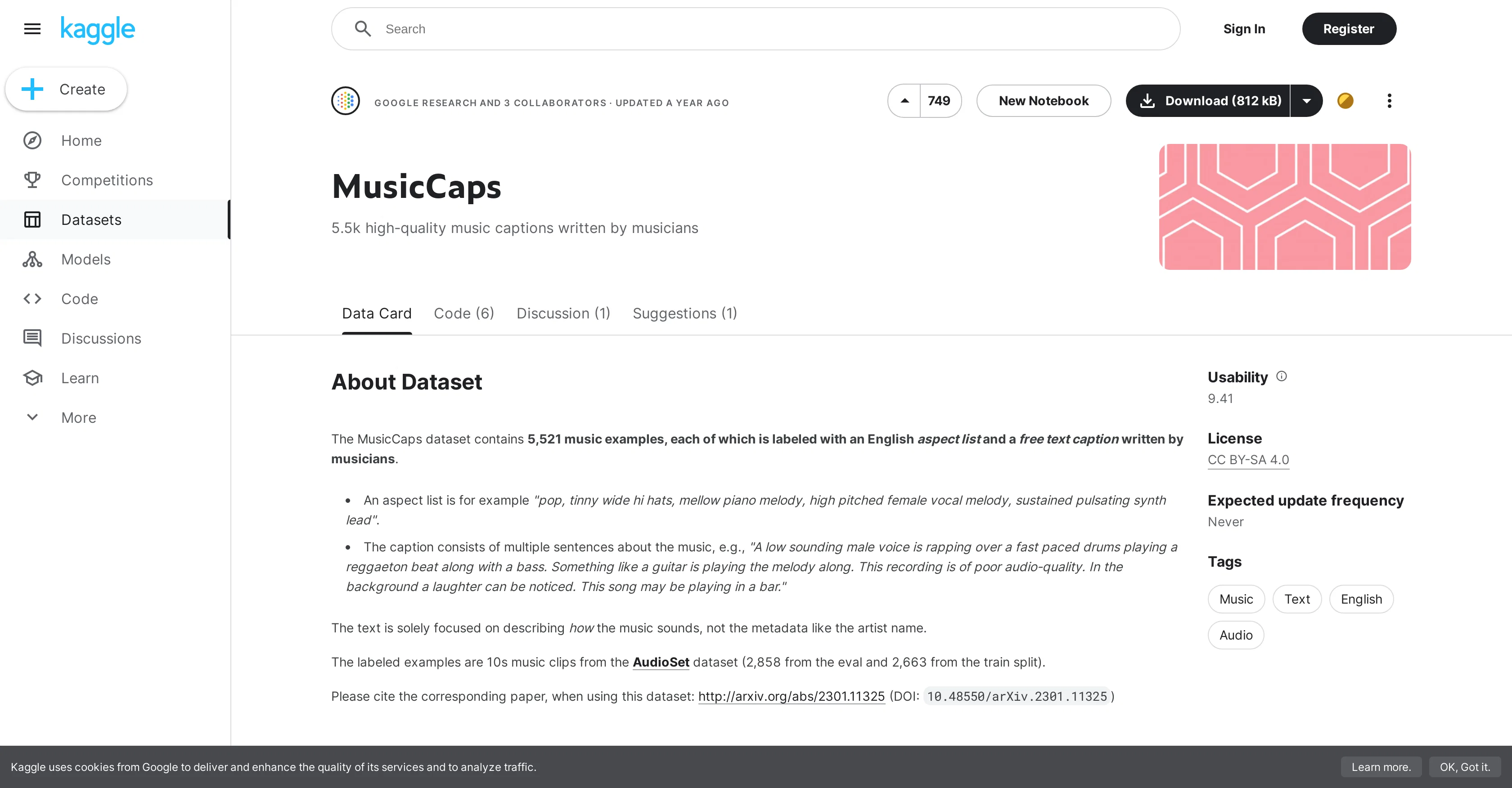 MusicLM by Google screenshot
