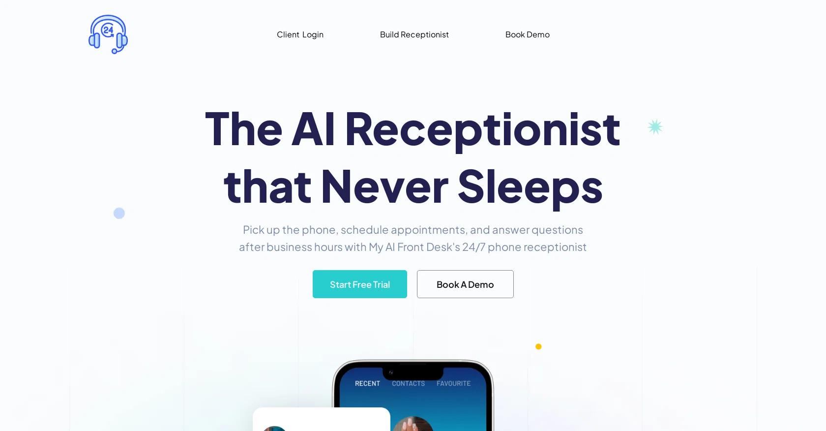 My AI Front Desk screenshot