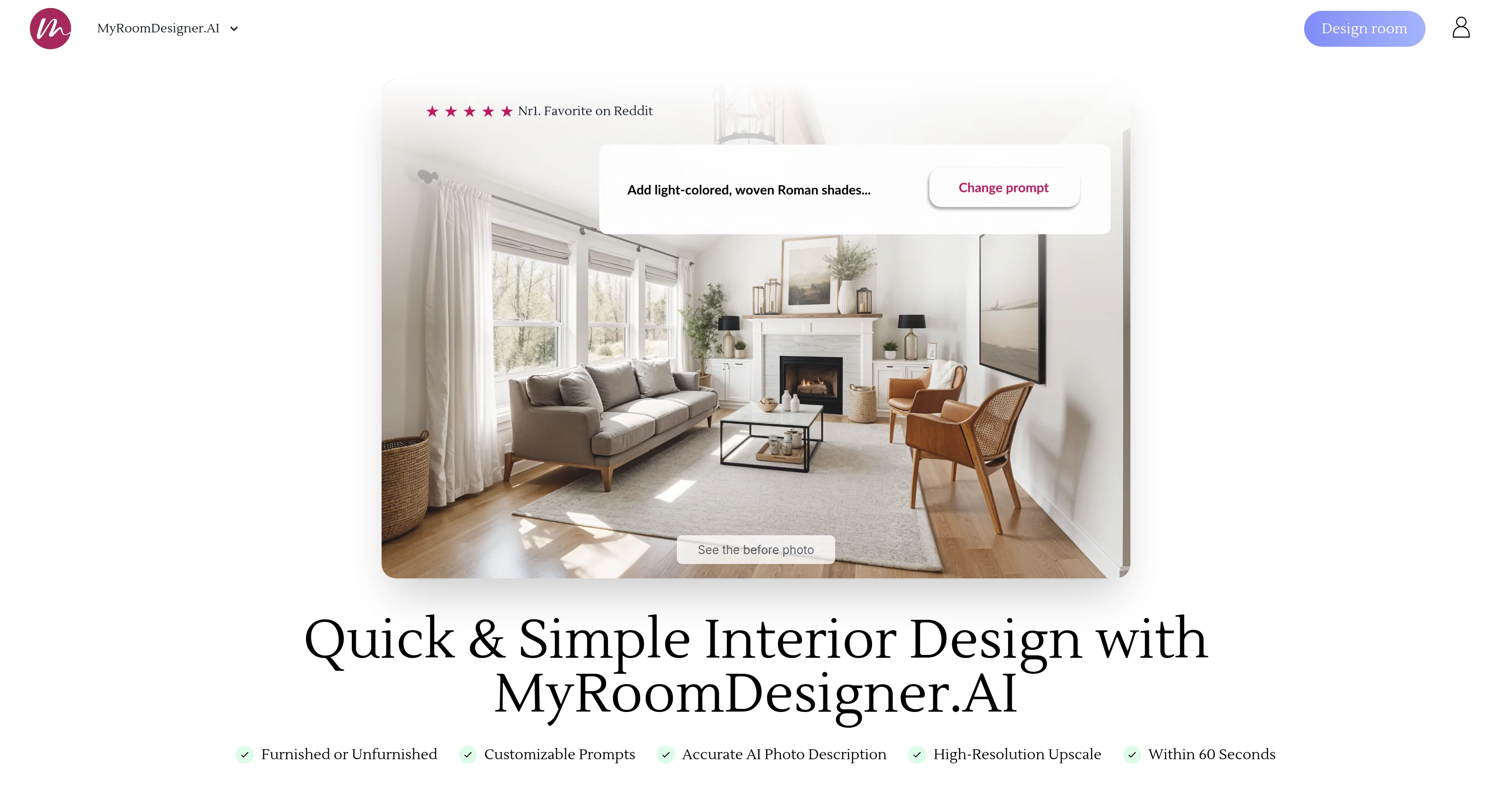 My AI Room Designer screenshot