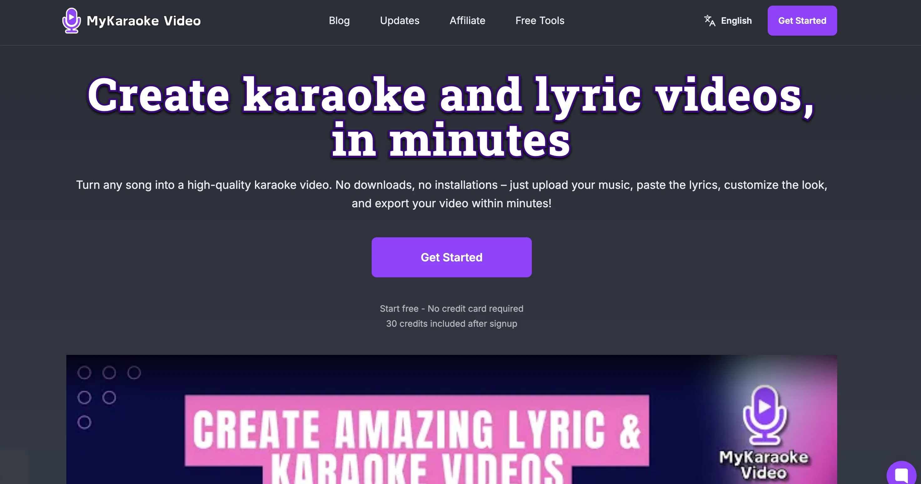 MyKaraoke Video screenshot
