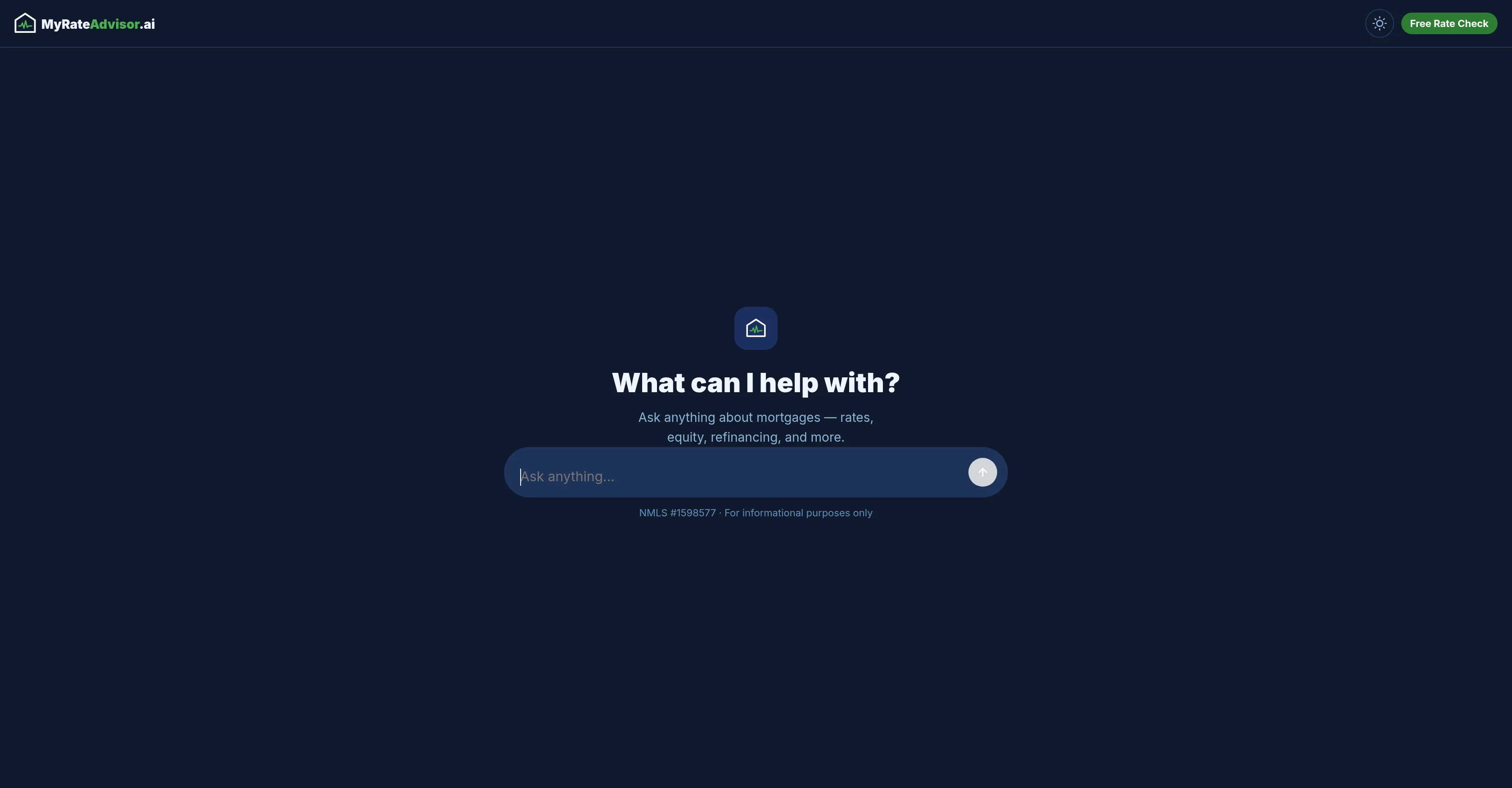 MyRateAdvisor.ai screenshot