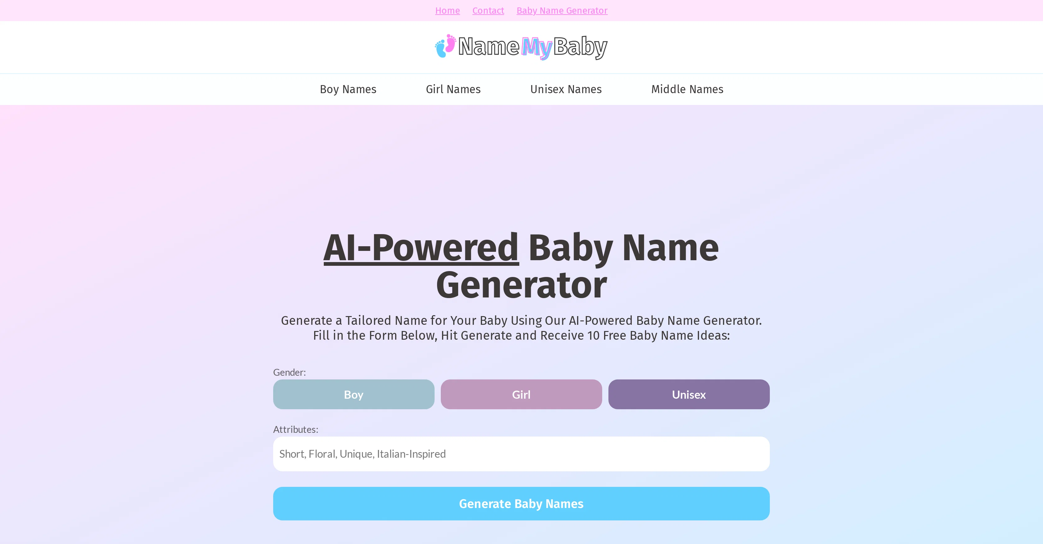 Name My Baby screenshot