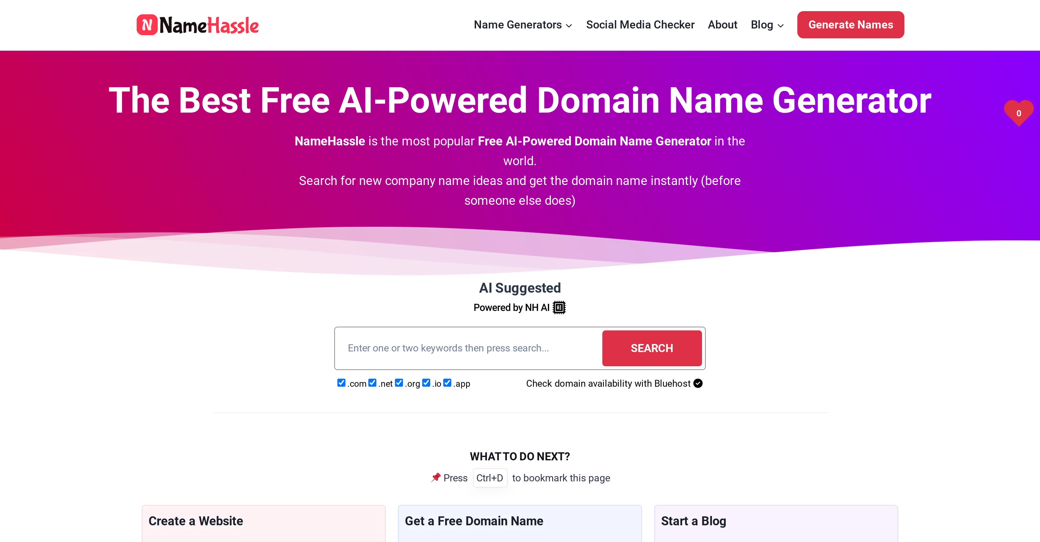 NameHassle screenshot