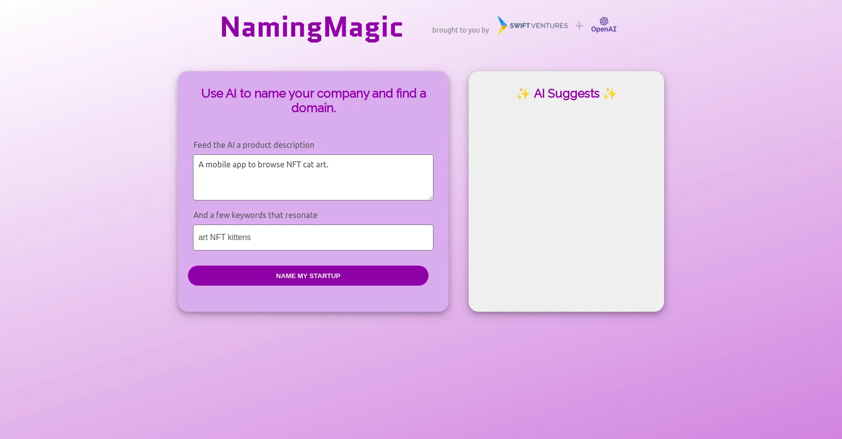 Naming Magic screenshot