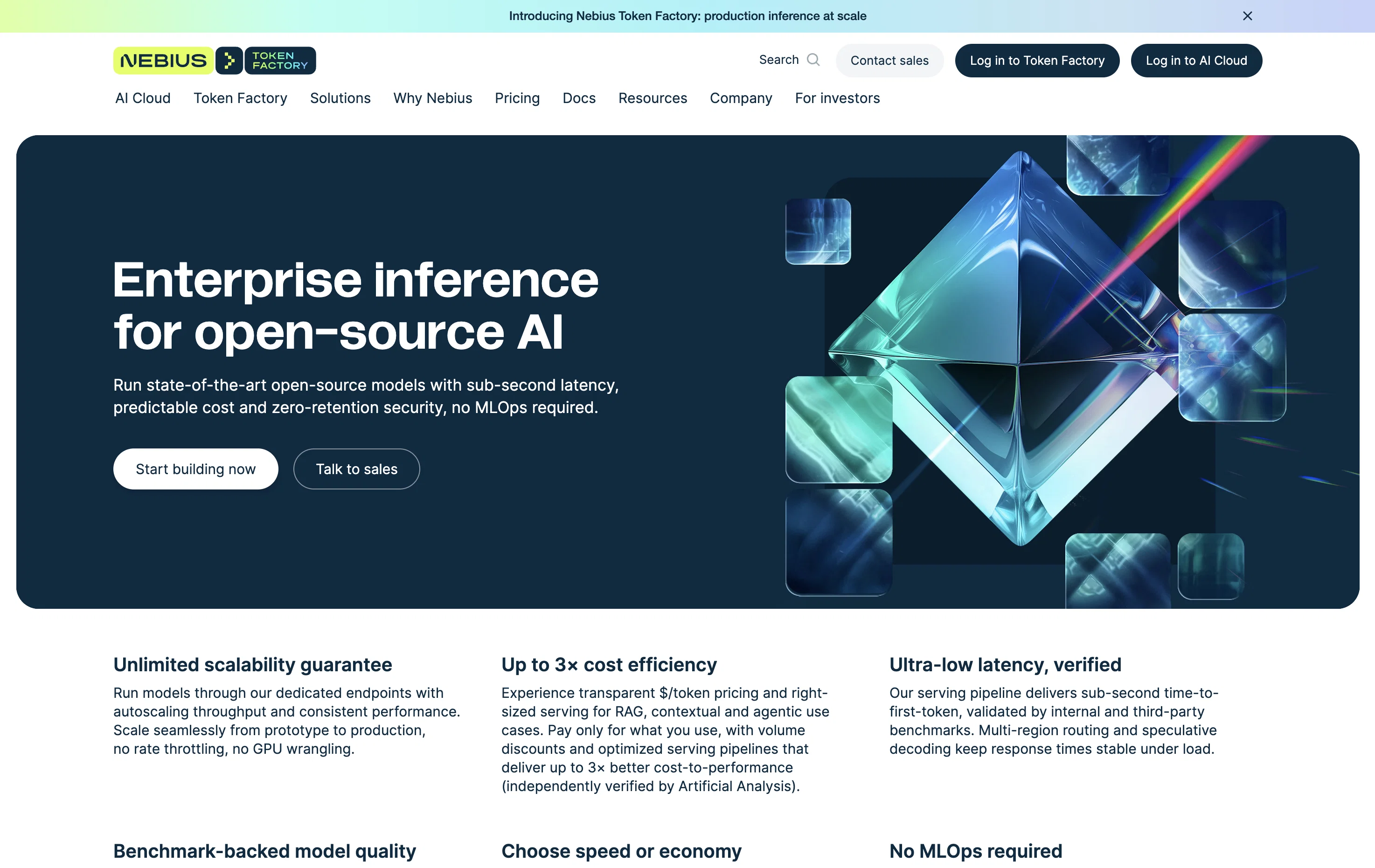 Nebius Token Factoryv1.1 screenshot
