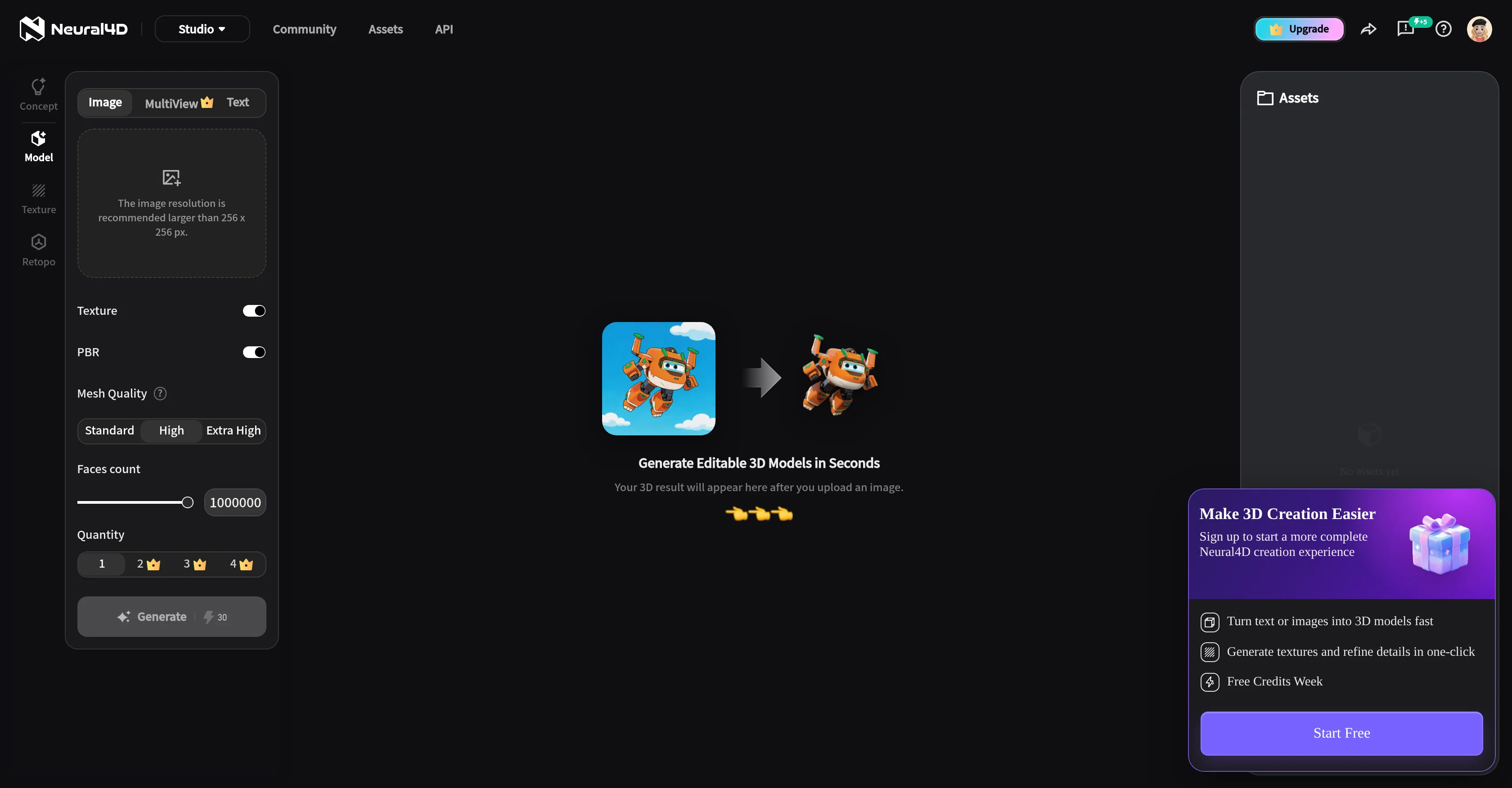 Neural4D | Image to 3D screenshot