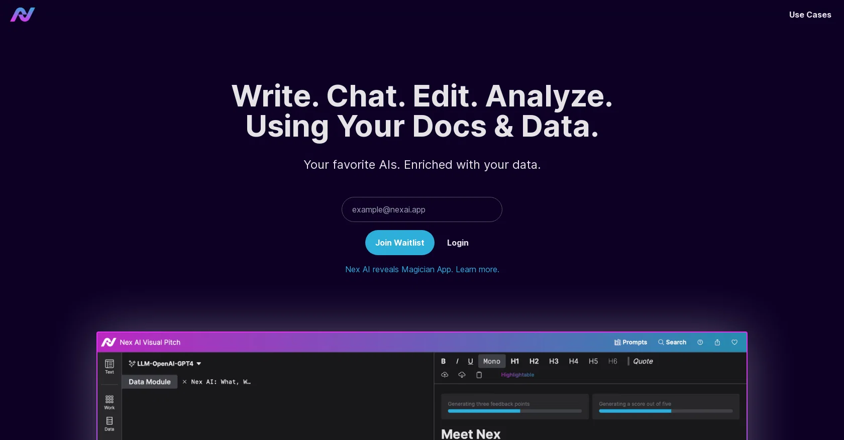 NexAI screenshot