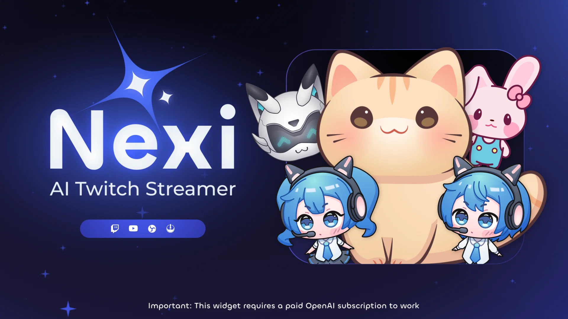 Nexi - AI Co‑Host for Twitch & YouTube Streamers screenshot