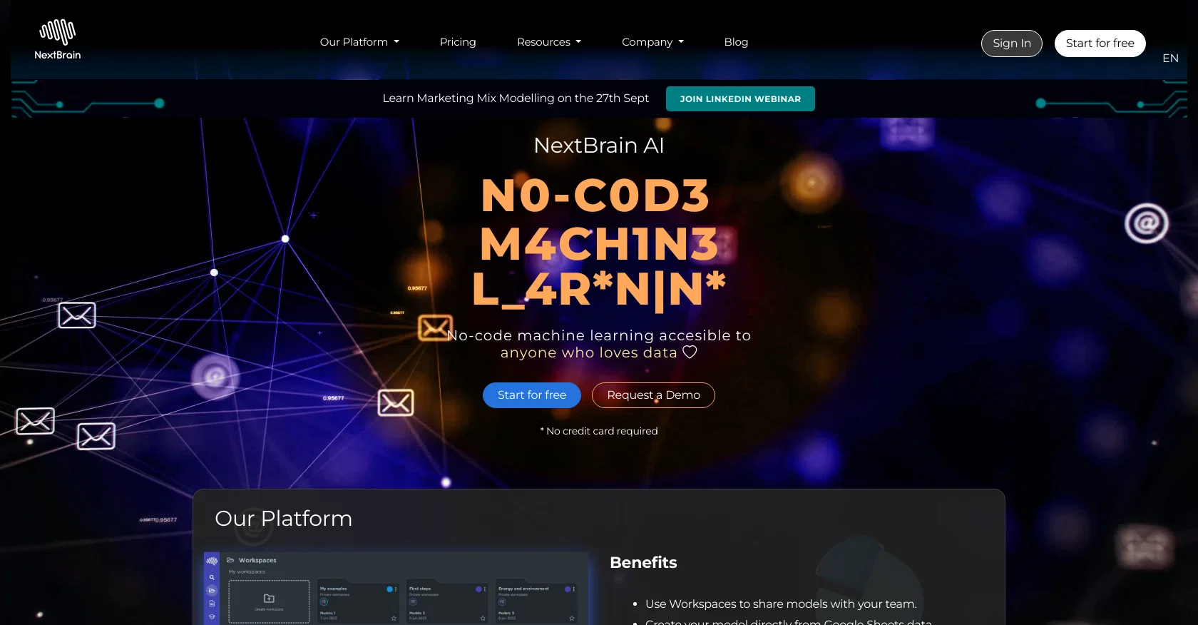 NextBrain screenshot