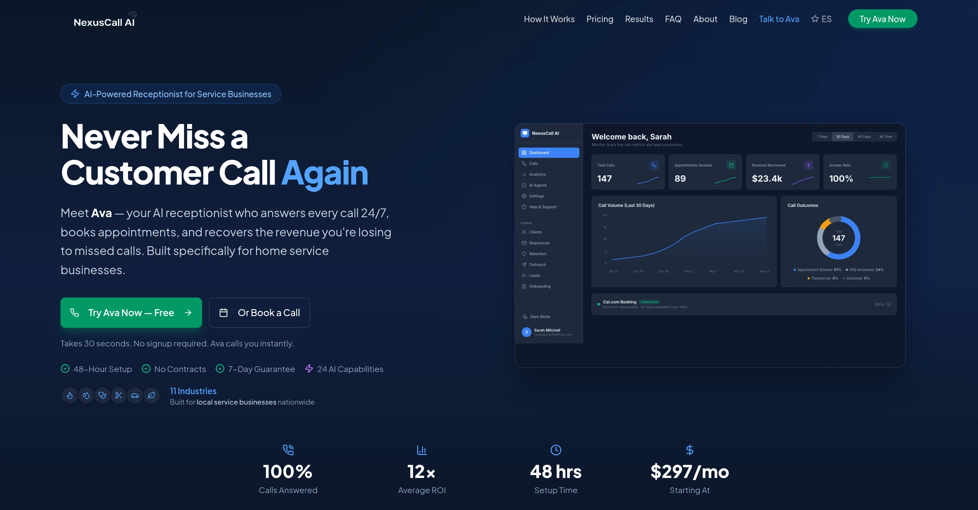 NexusCall AI screenshot