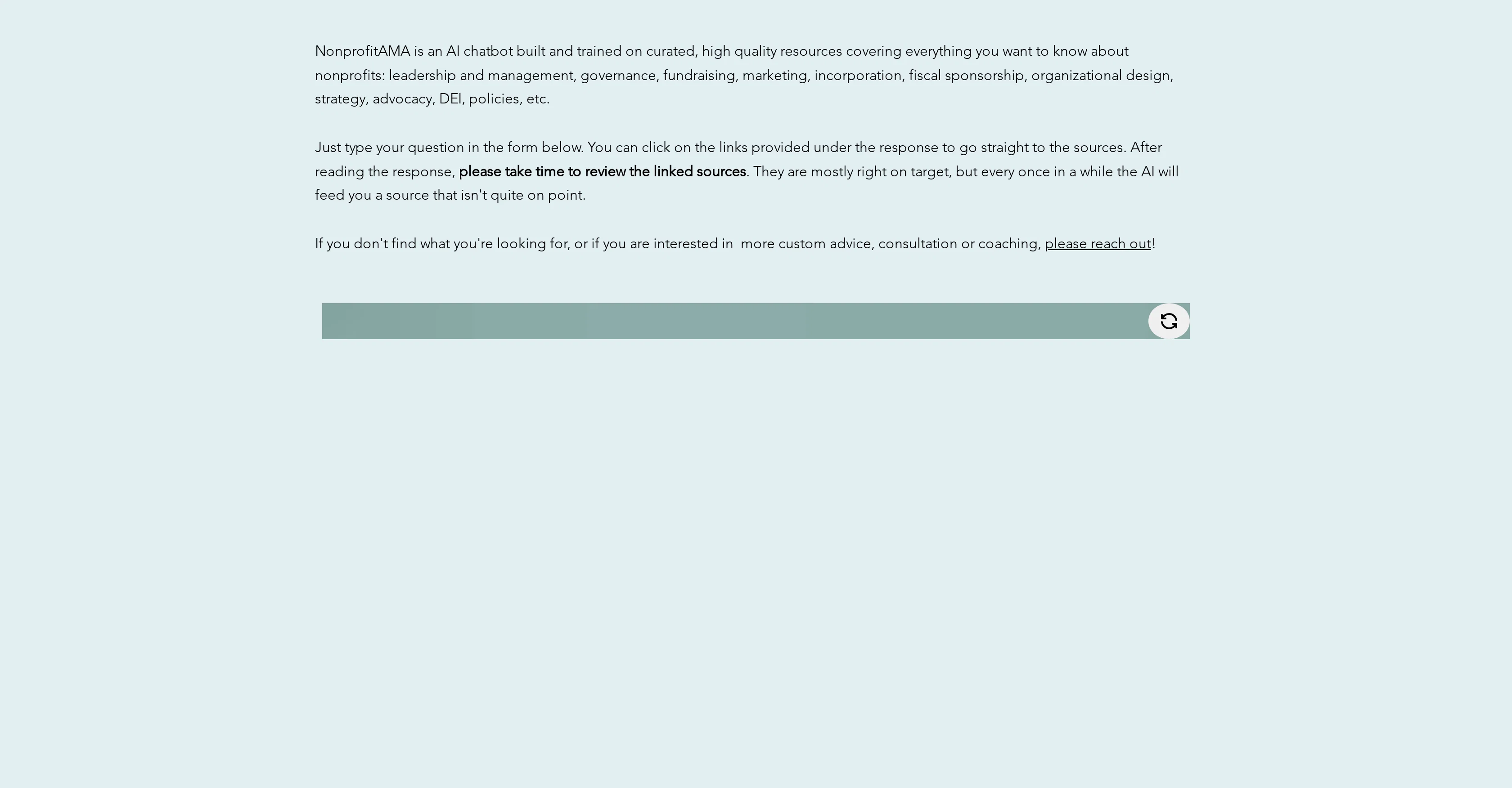 NonprofitAMA screenshot