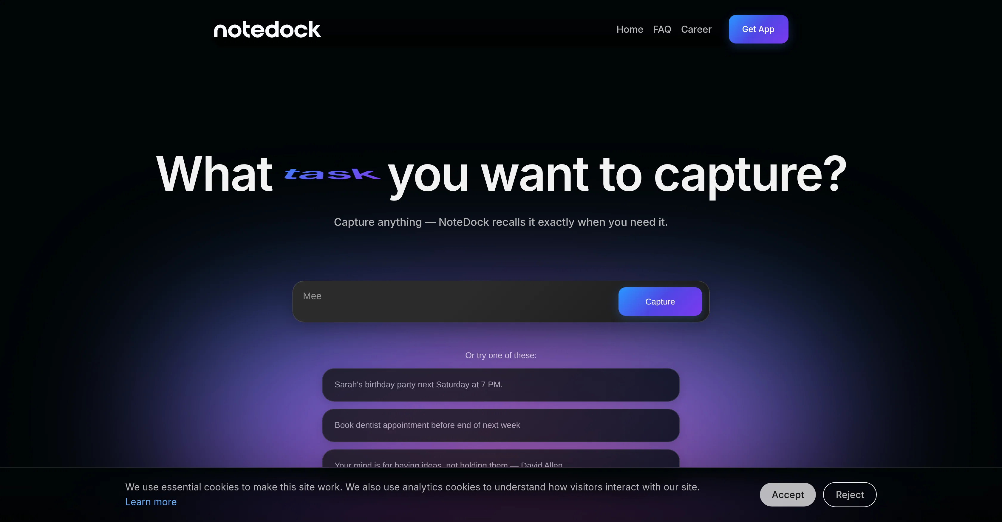 NoteDock screenshot