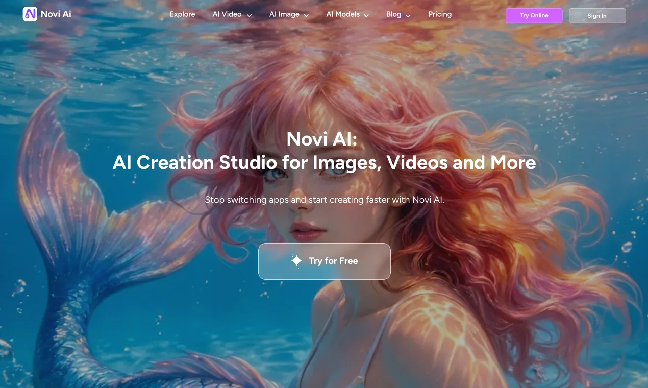 Novi AI screenshot