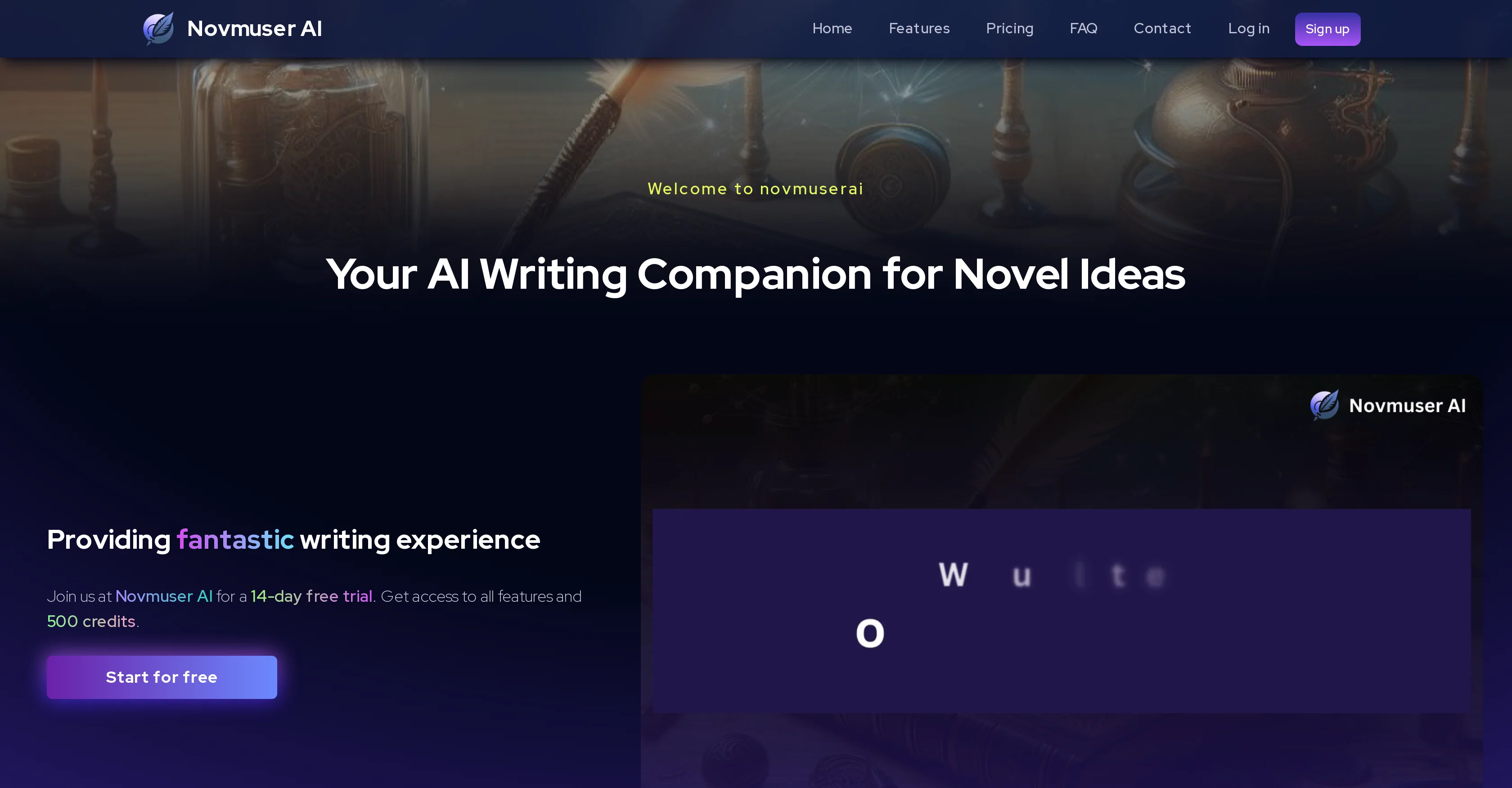 Novmuser AI screenshot