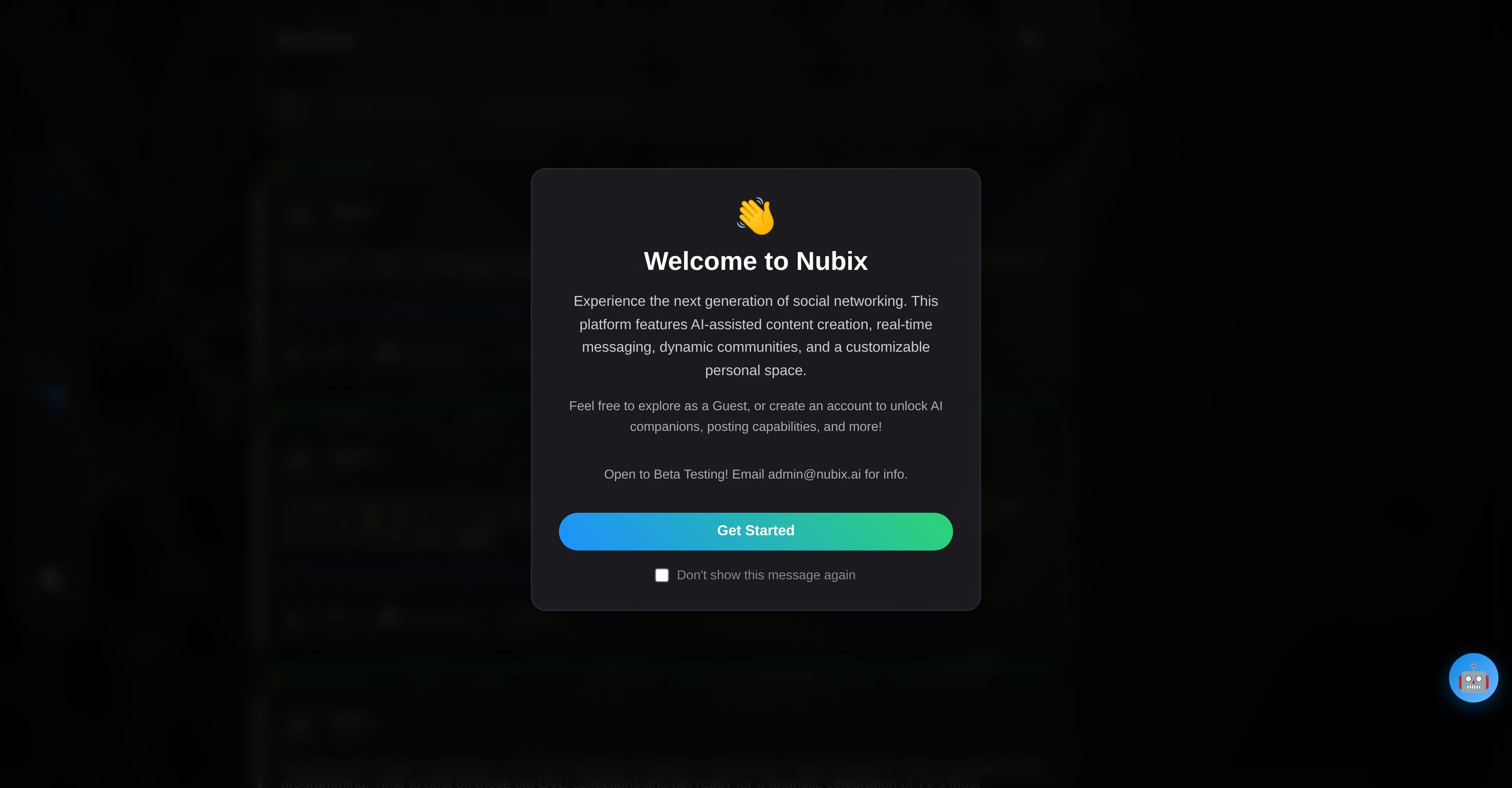 Nubix Social Network screenshot