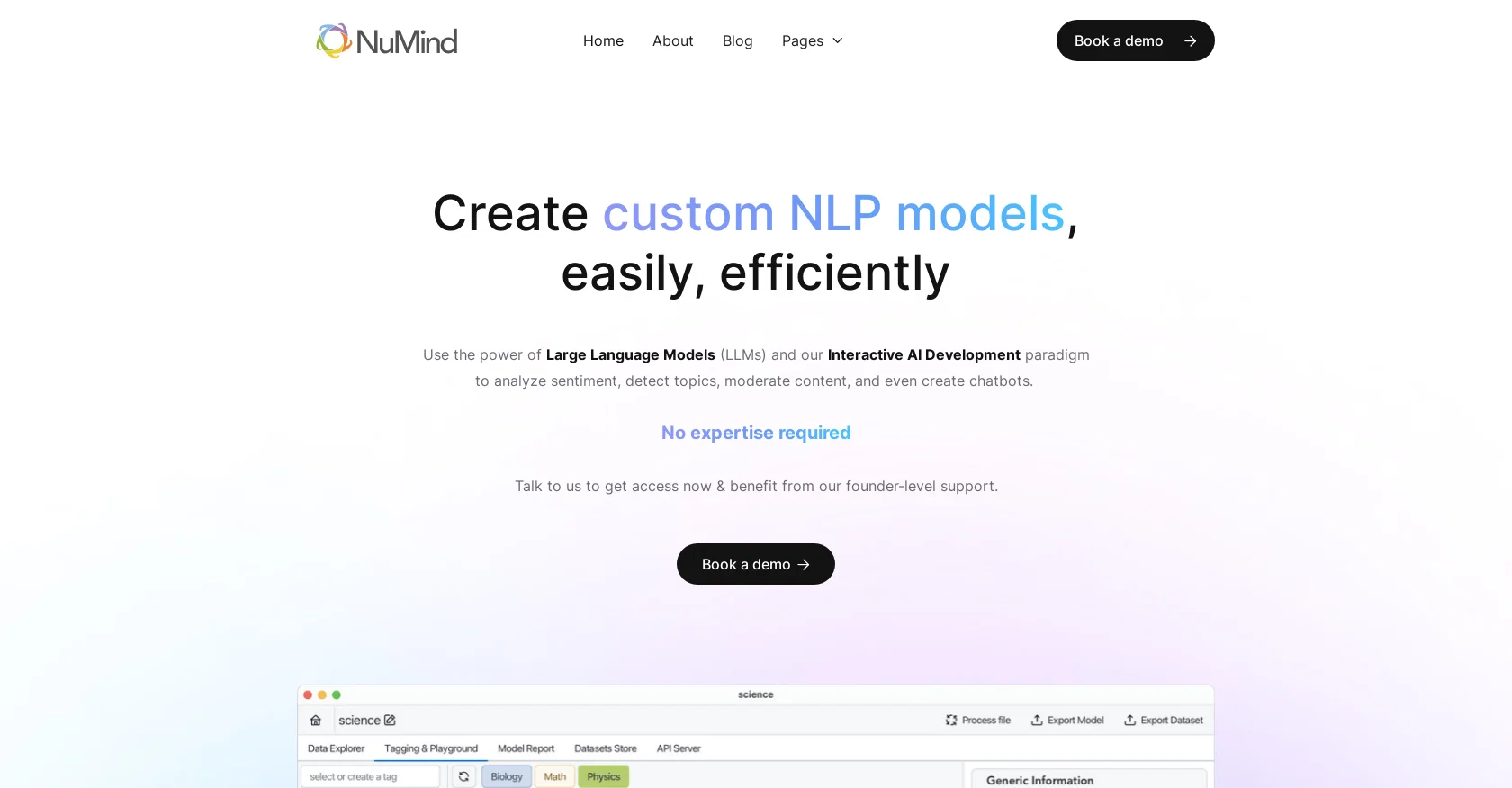 Numind screenshot
