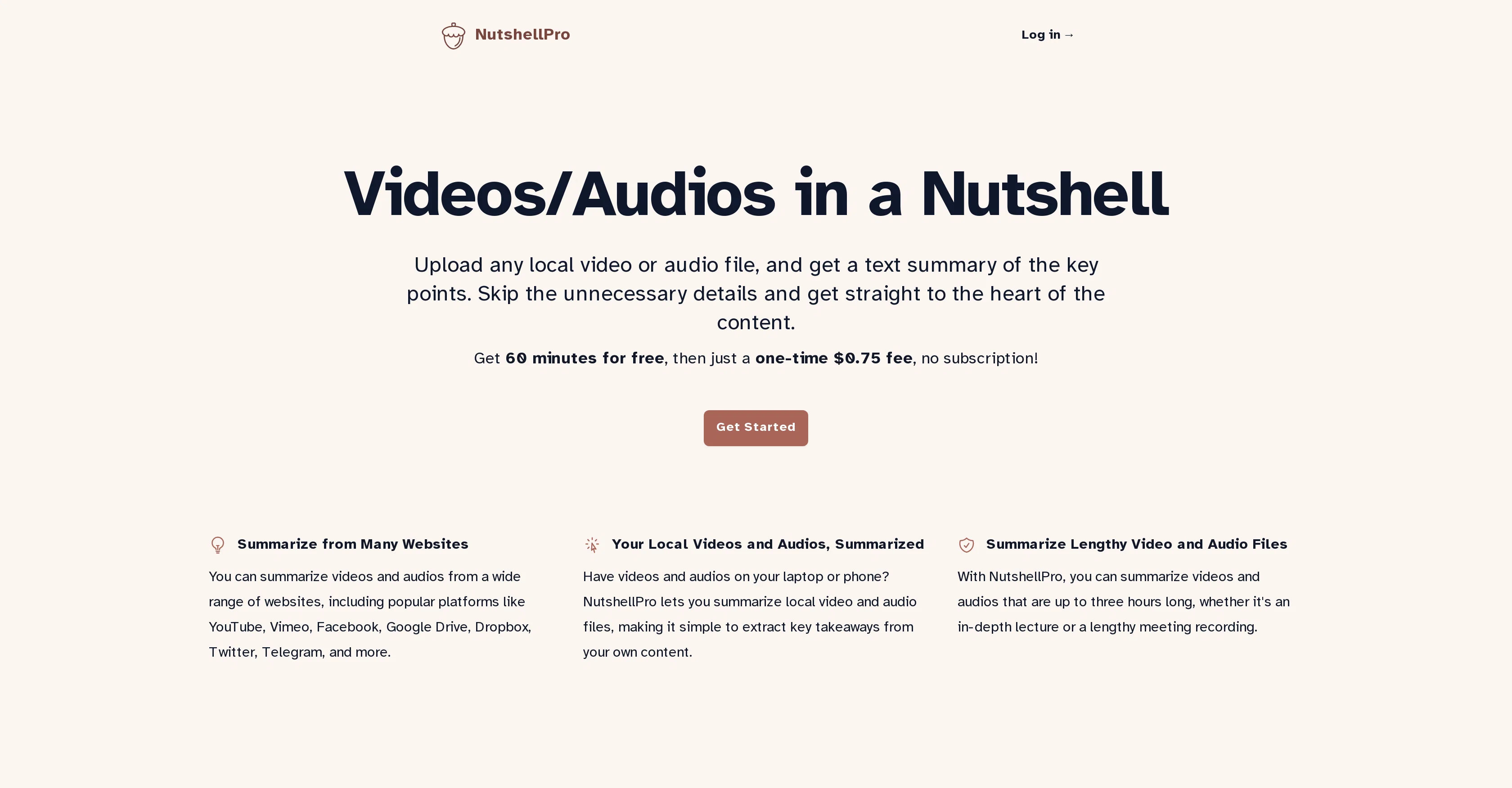 NutshellPro screenshot