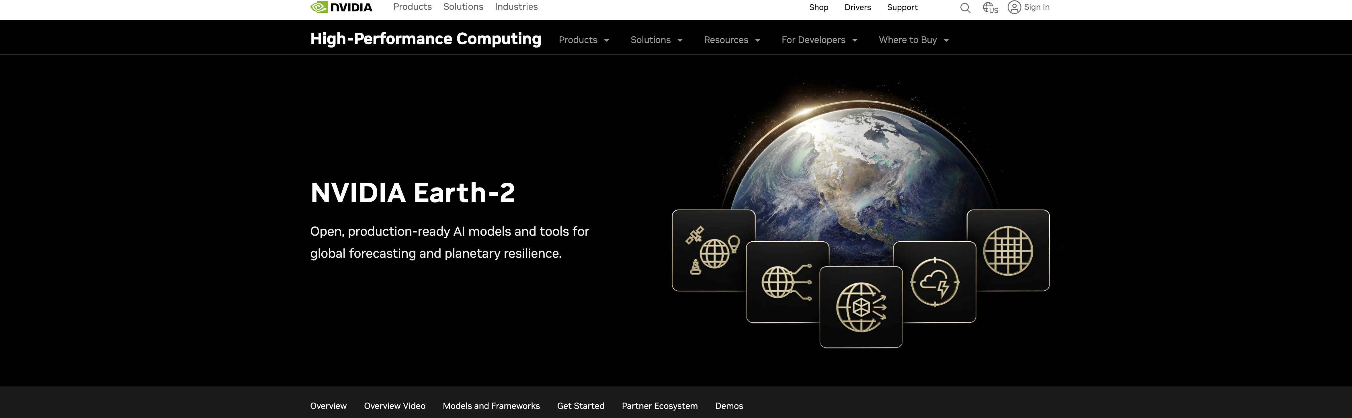 NVIDIA Earth-2 screenshot