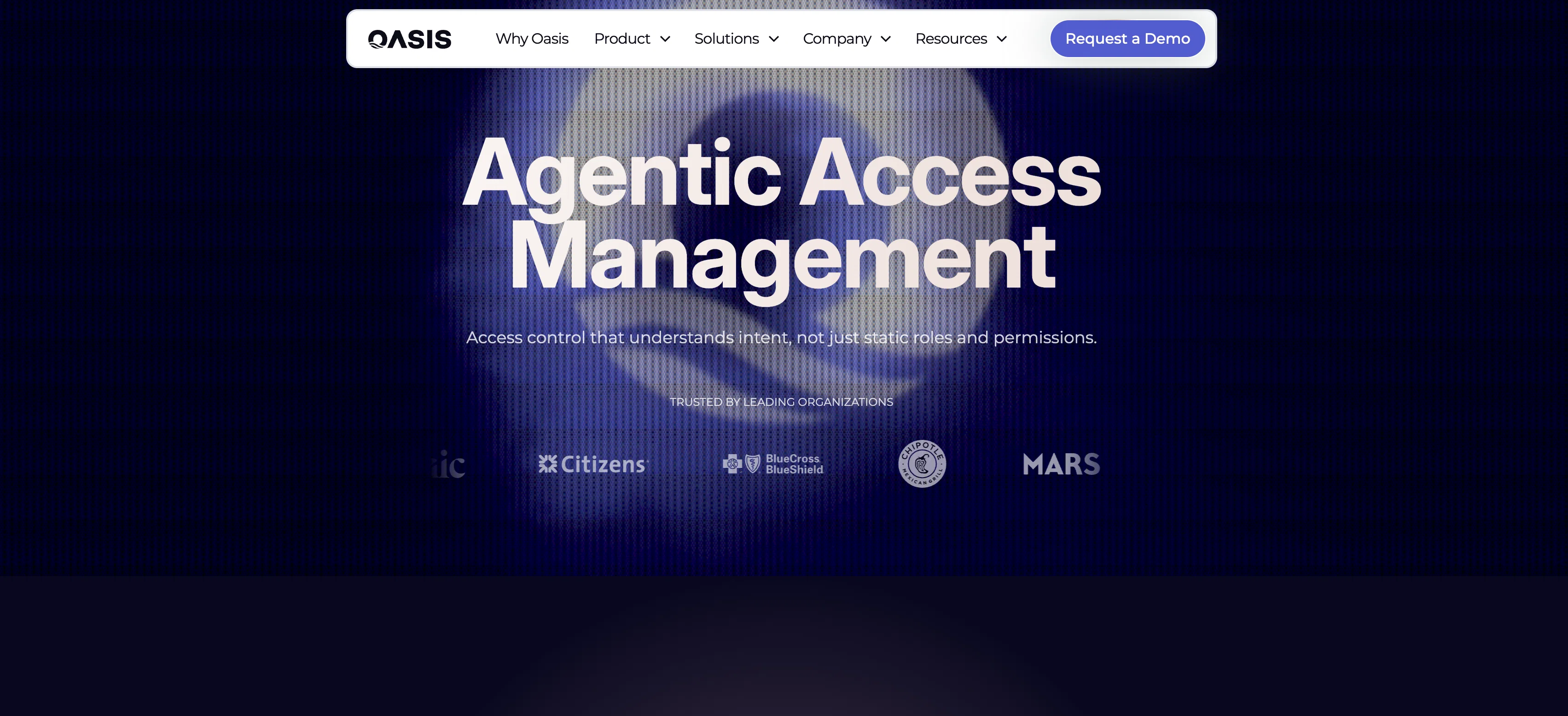 OASIS screenshot