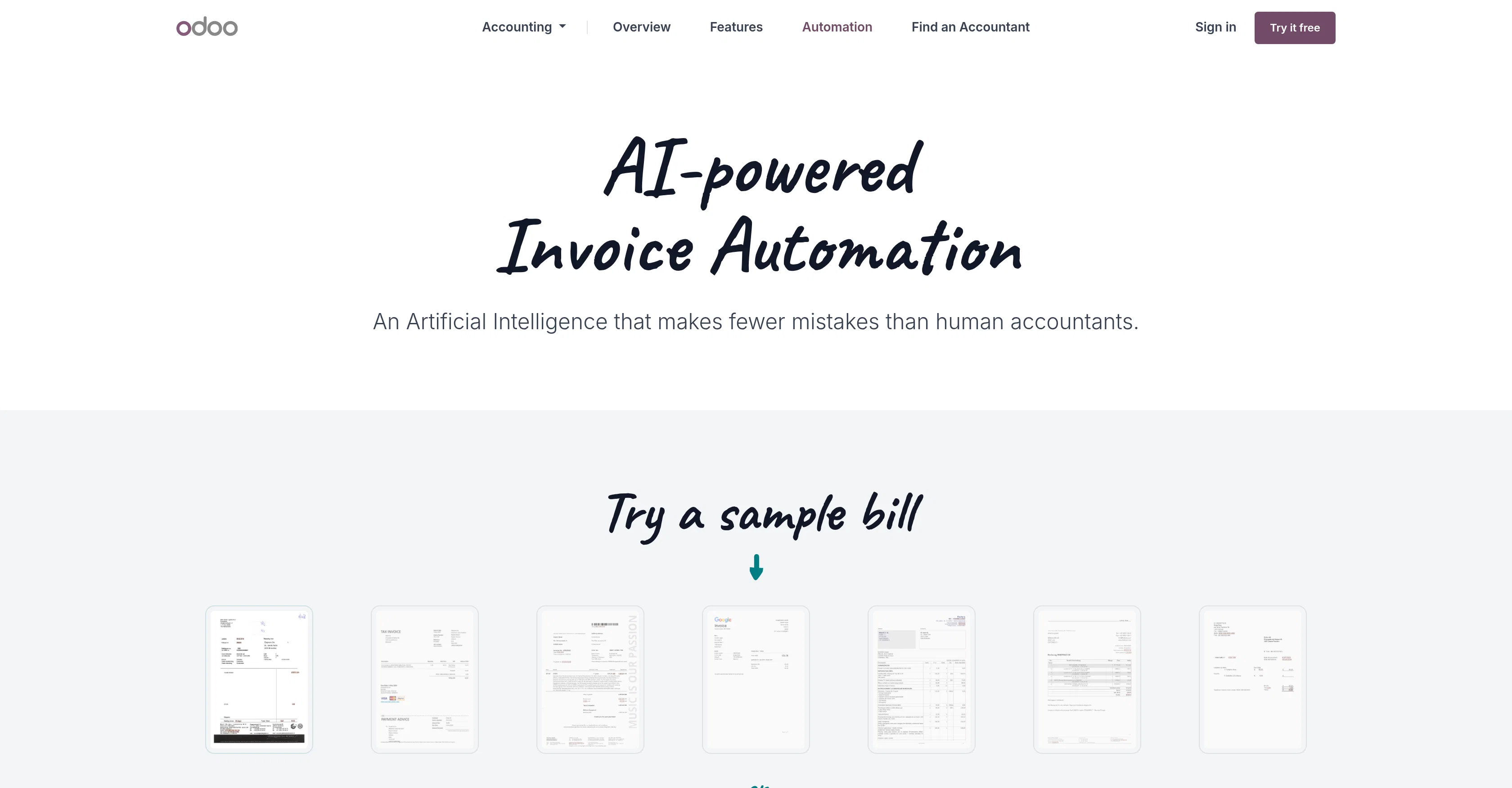 Odoo Invoice Automation screenshot