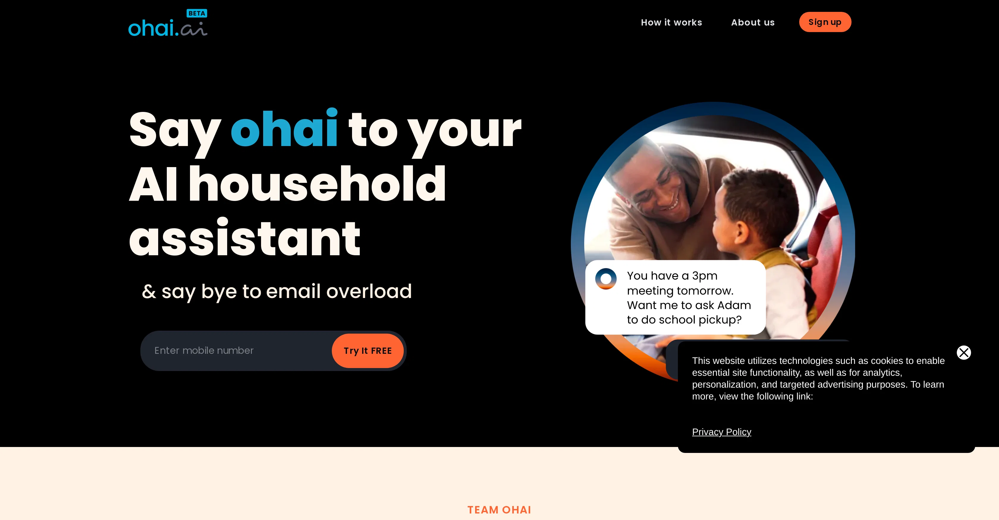 Ohai.ai screenshot