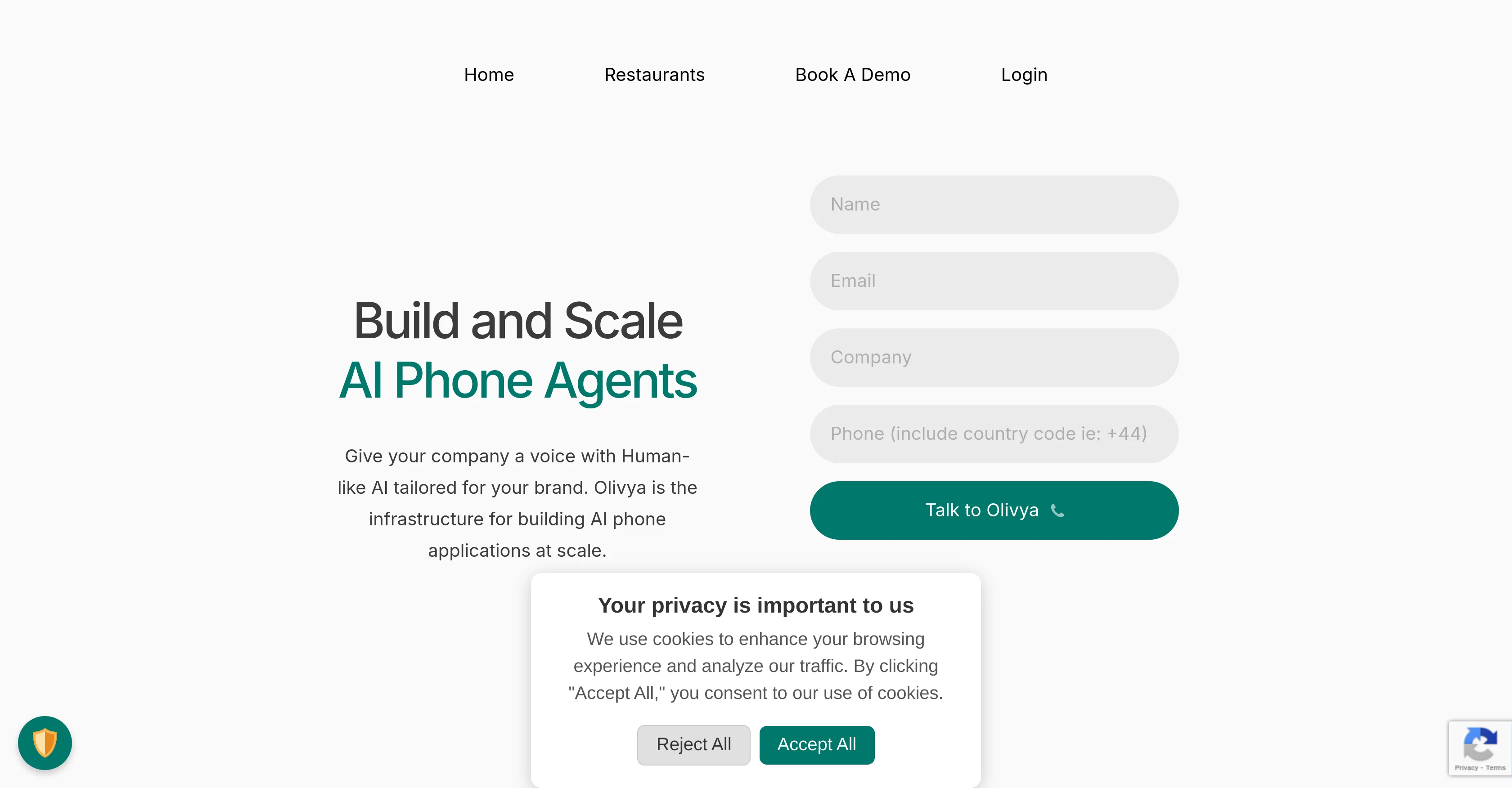 Olivya screenshot