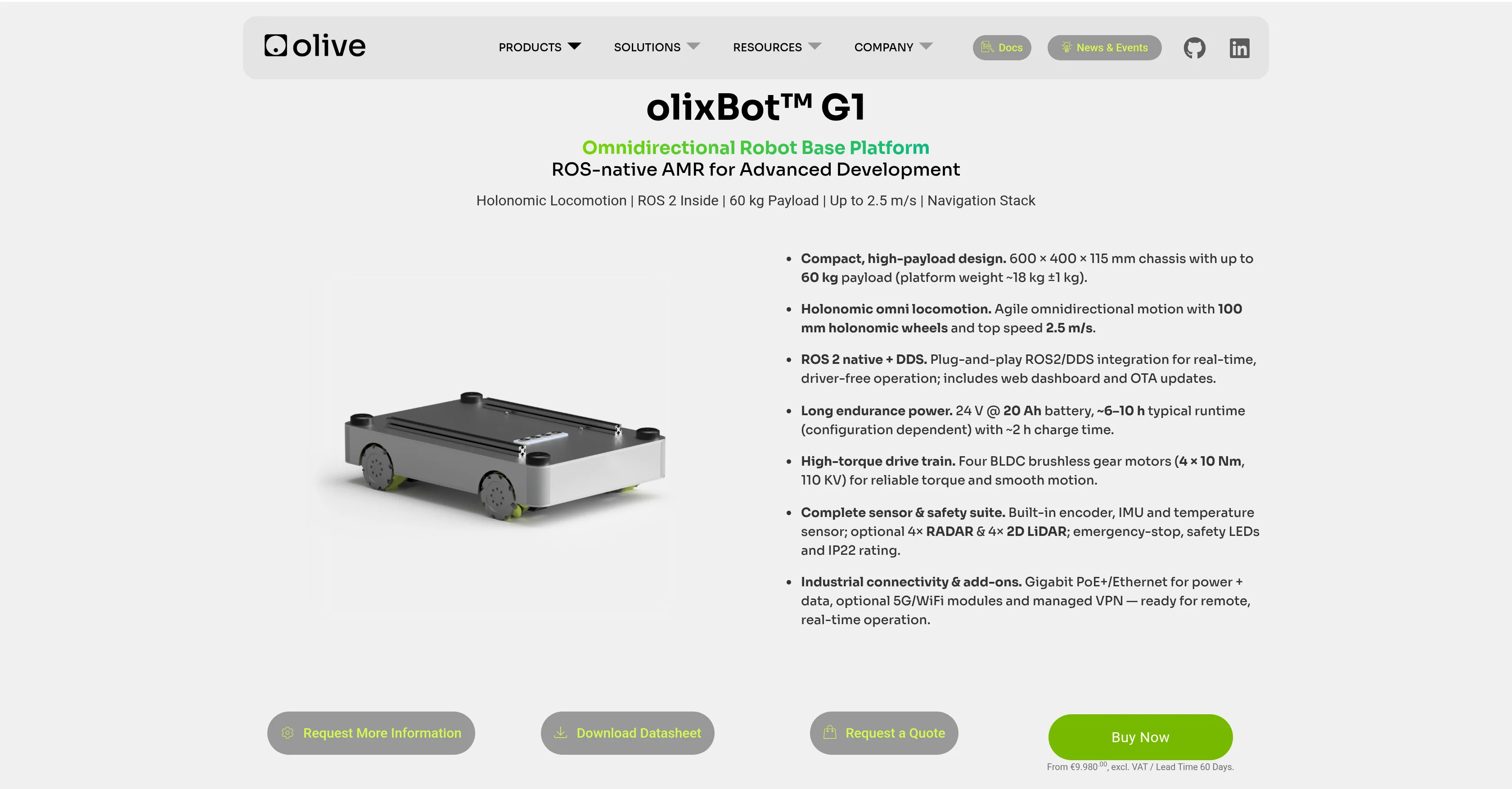 olixBot G1 screenshot