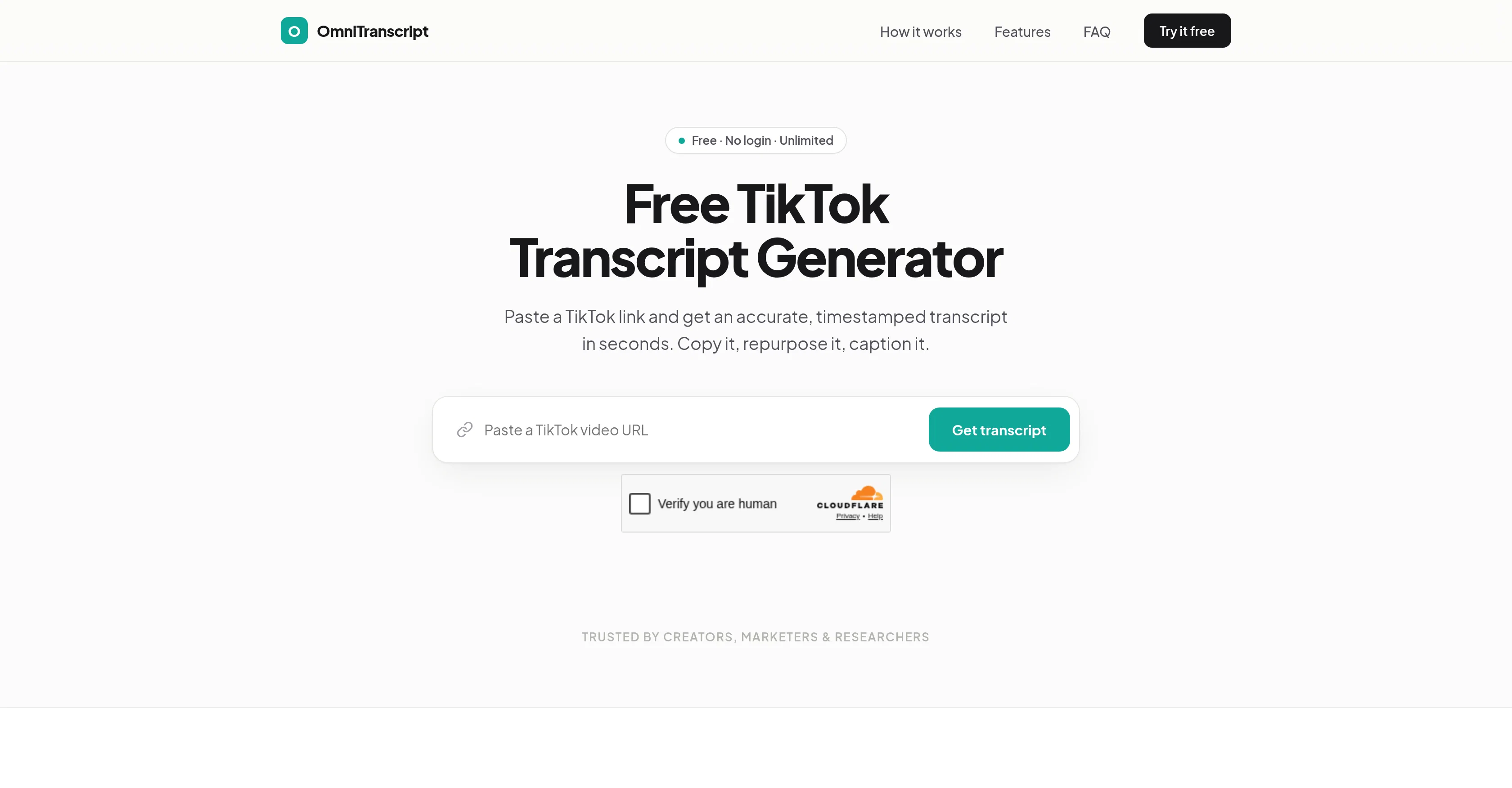 OmniTranscript screenshot